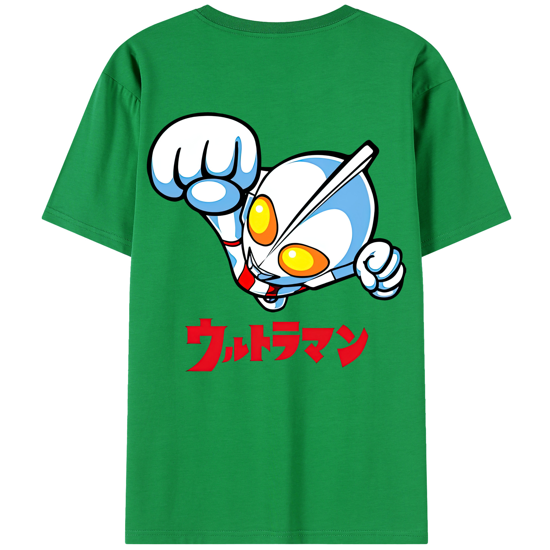 （画像用） ウルトラマン Ultraman 綿100％半袖Tシャツ（背面プリント）