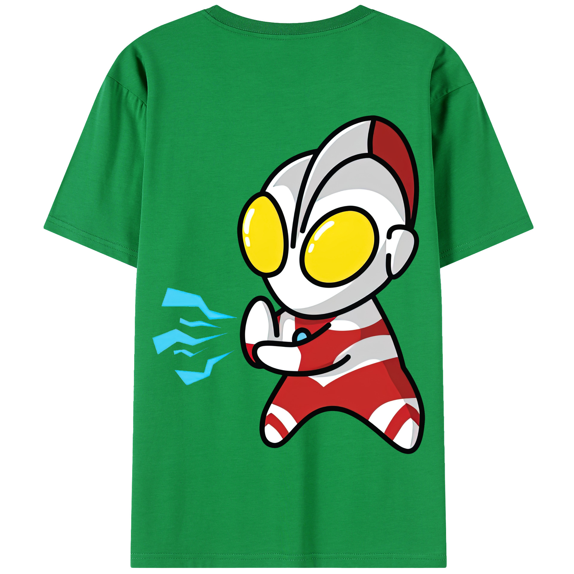 （画像用） ウルトラマン Ultraman 綿100％半袖Tシャツ（背面プリント）