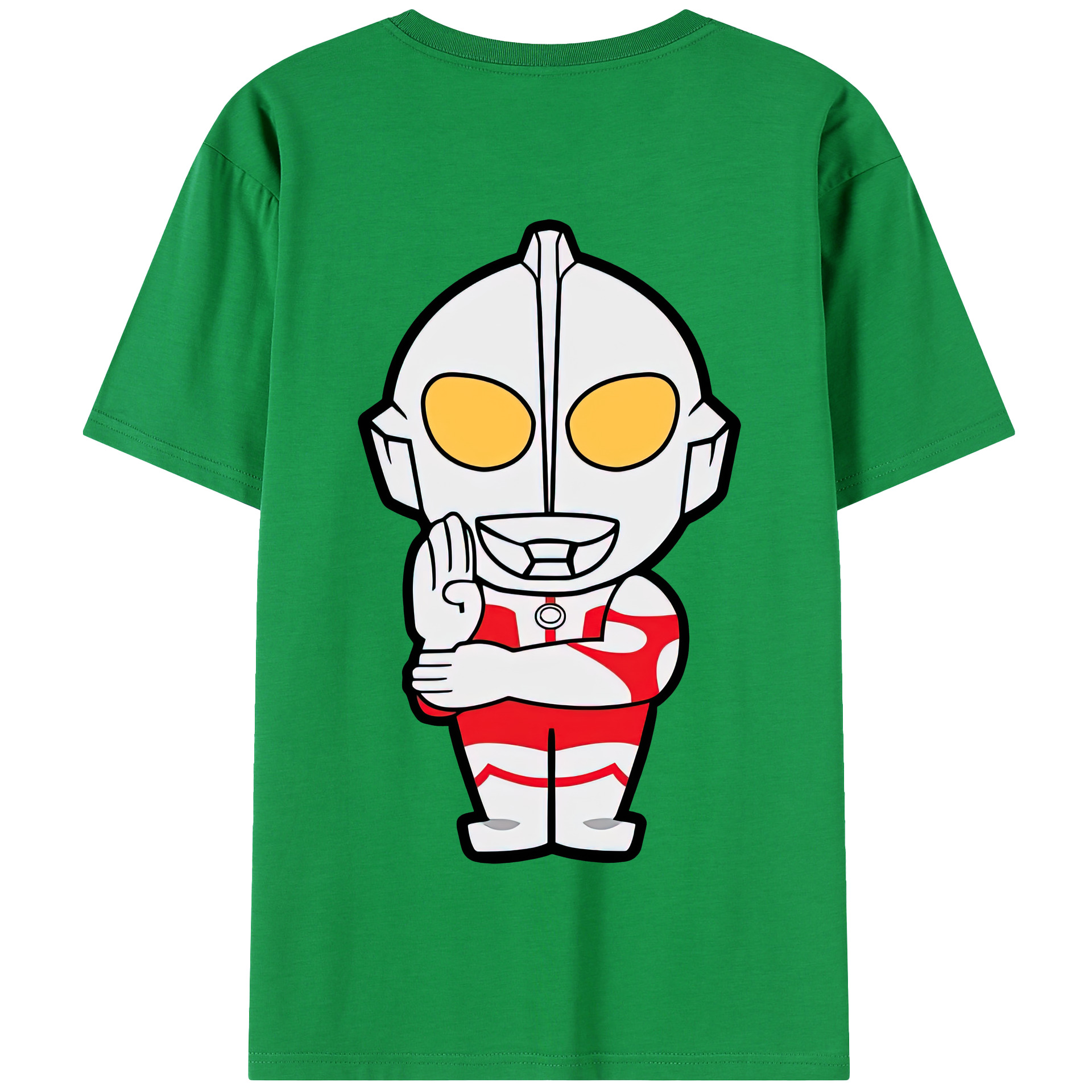 （画像用） ウルトラマン Ultraman 綿100％半袖Tシャツ（背面プリント）