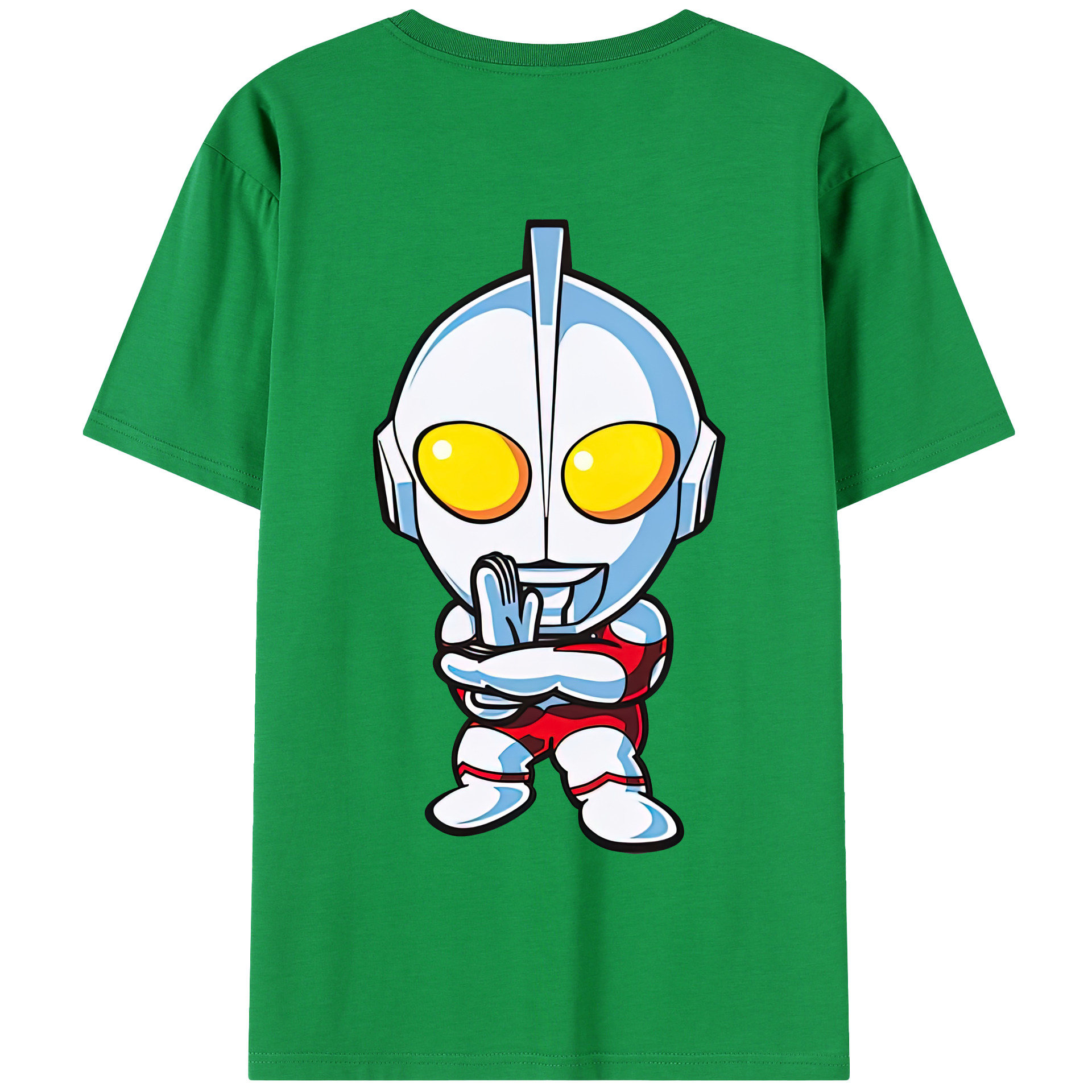 （画像用） ウルトラマン Ultraman 綿100％半袖Tシャツ（背面プリント）