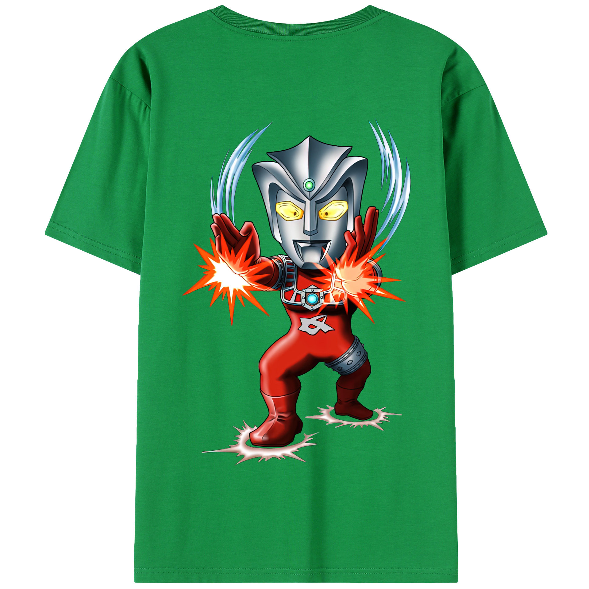 （画像用） ウルトラマン Ultraman 綿100％半袖Tシャツ（背面プリント）