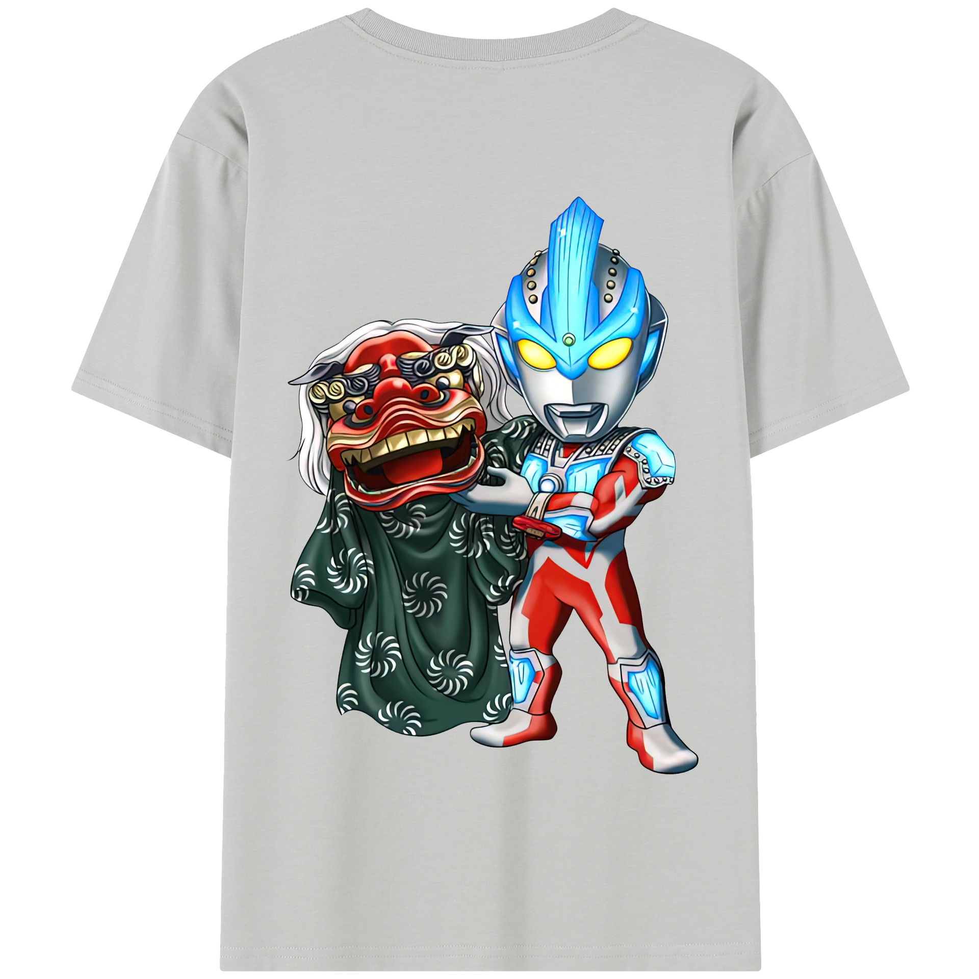 （画像用） ウルトラマン Ultraman 綿100％半袖Tシャツ（背面プリント）