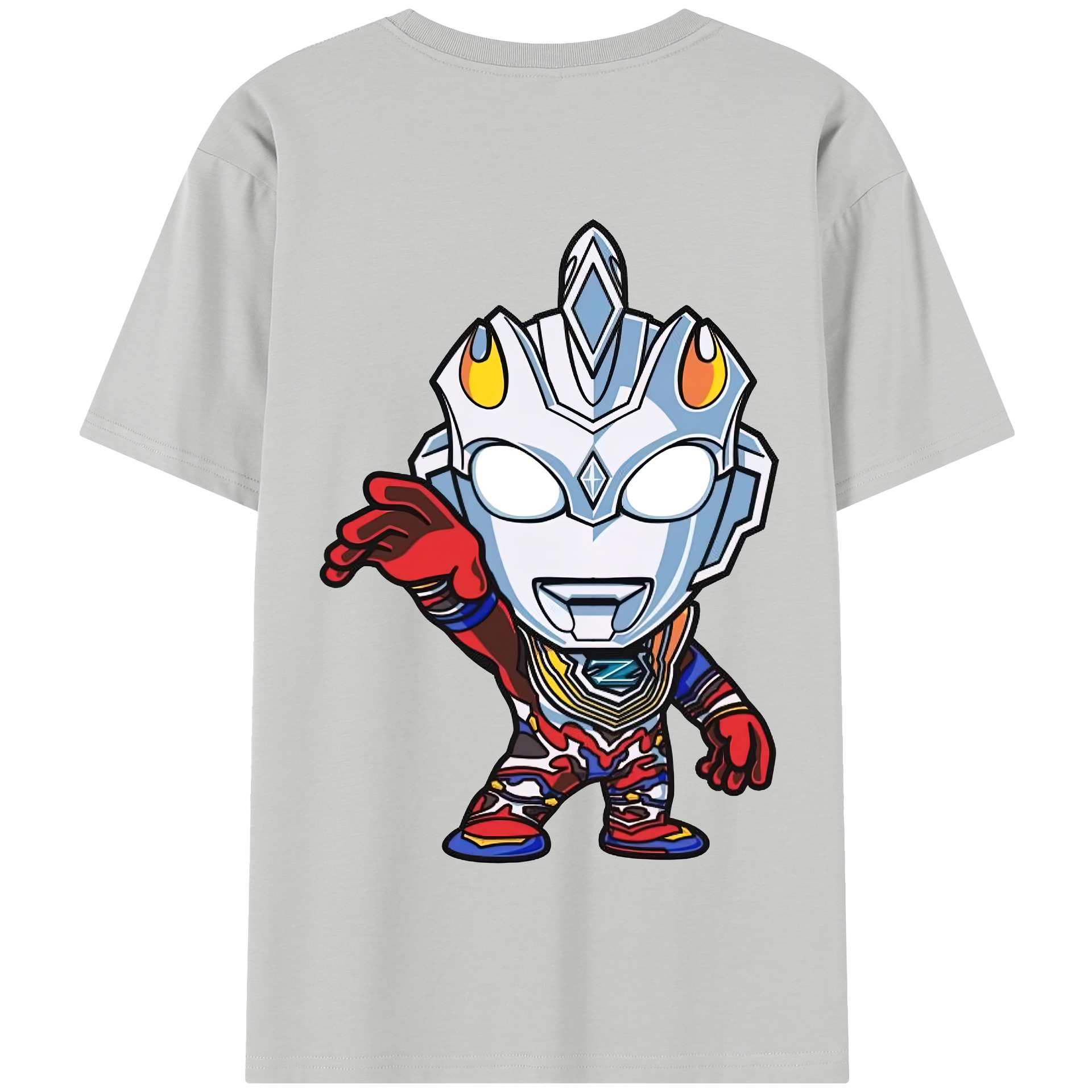 （画像用） ウルトラマン Ultraman 綿100％半袖Tシャツ（背面プリント）