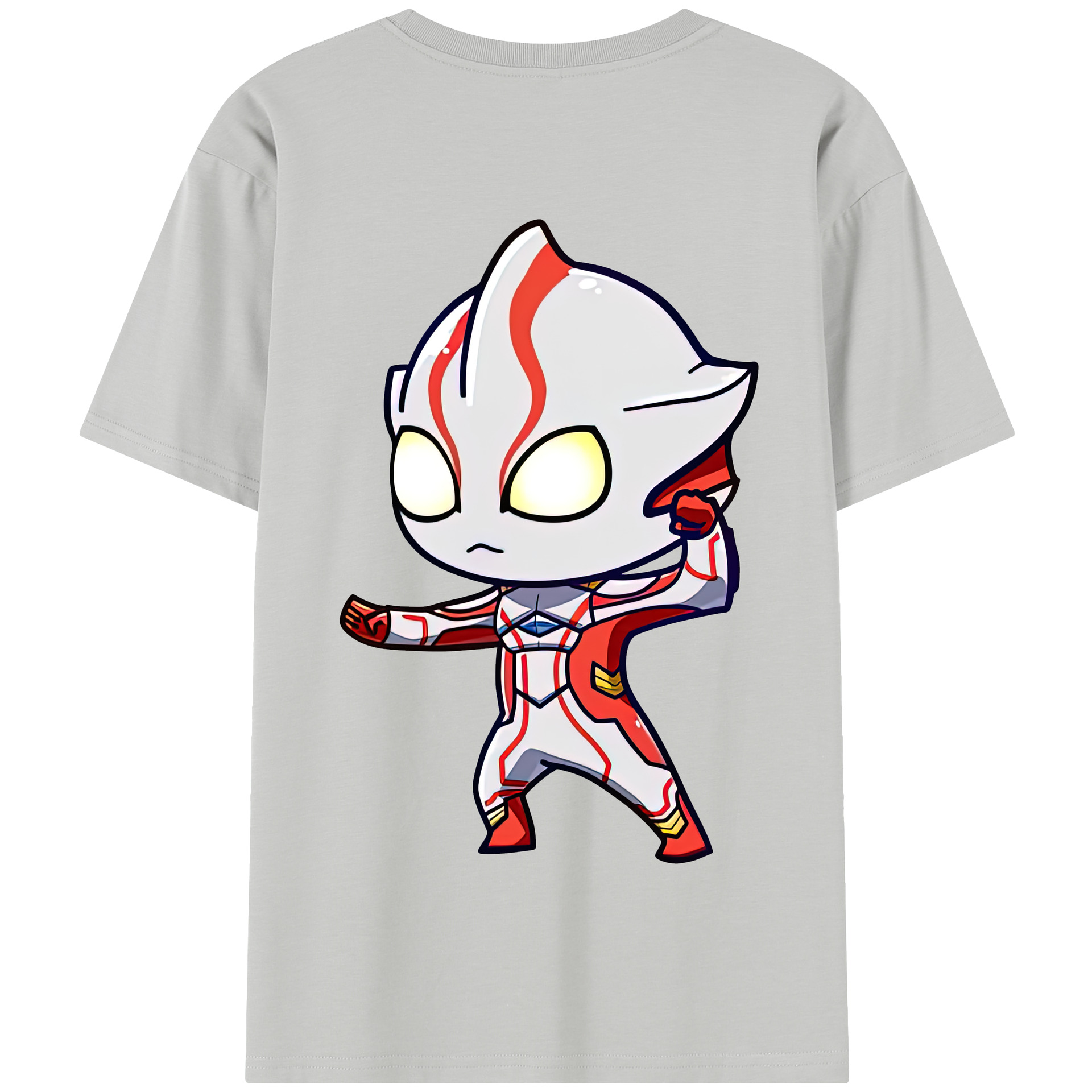 （画像用） ウルトラマン Ultraman 綿100％半袖Tシャツ（背面プリント）