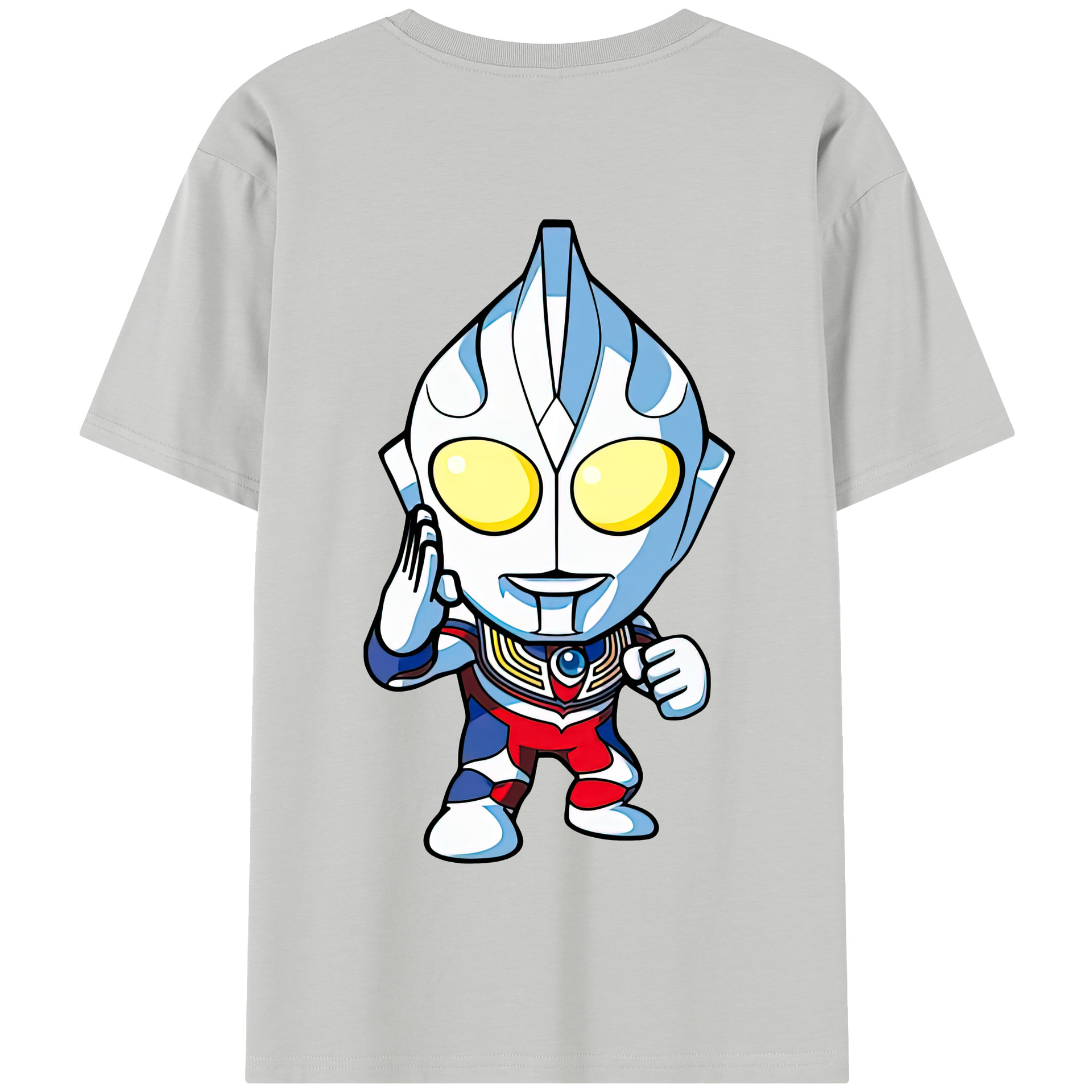 （画像用） ウルトラマン Ultraman 綿100％半袖Tシャツ（背面プリント）