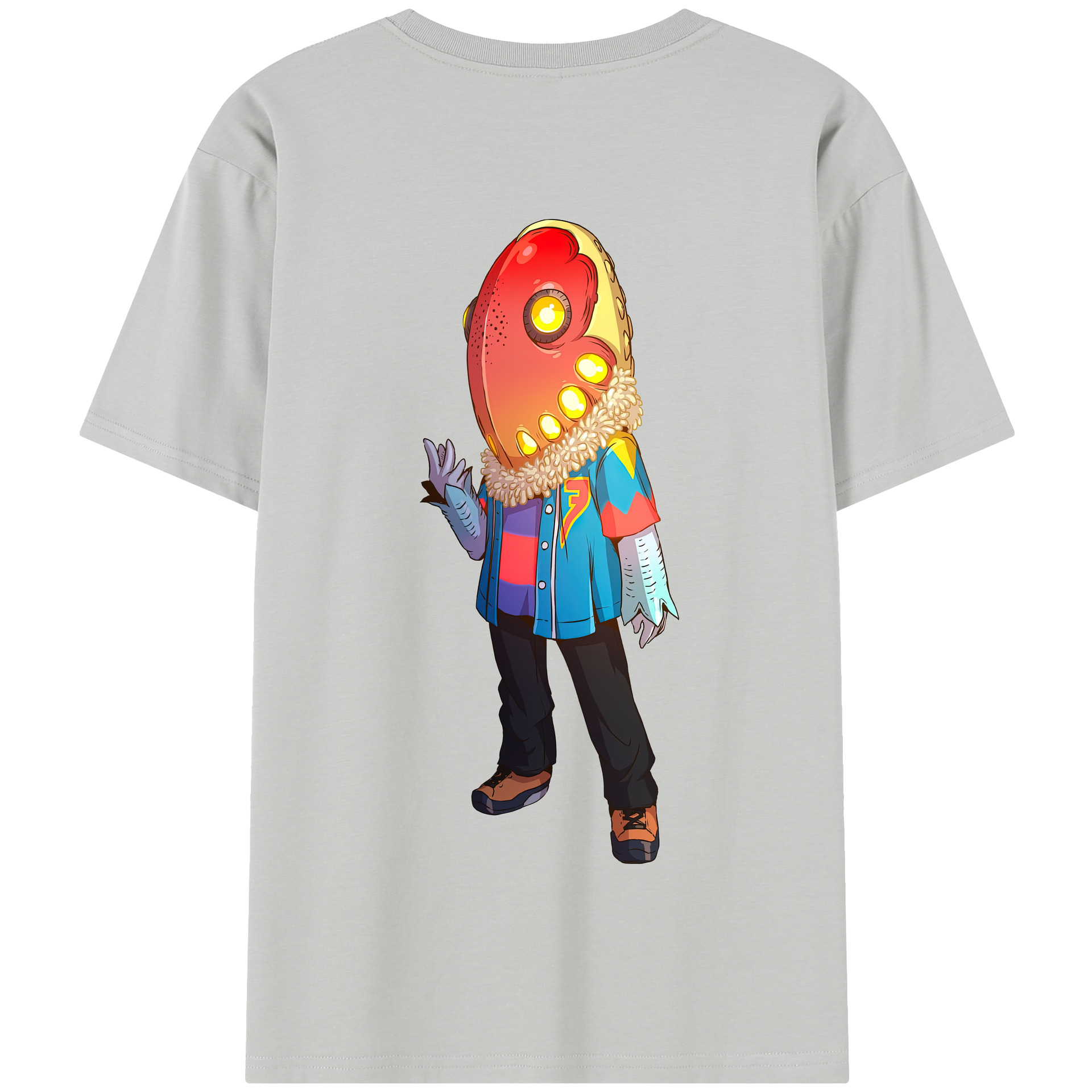 （画像用） ウルトラマン Ultraman 綿100％半袖Tシャツ（背面プリント）