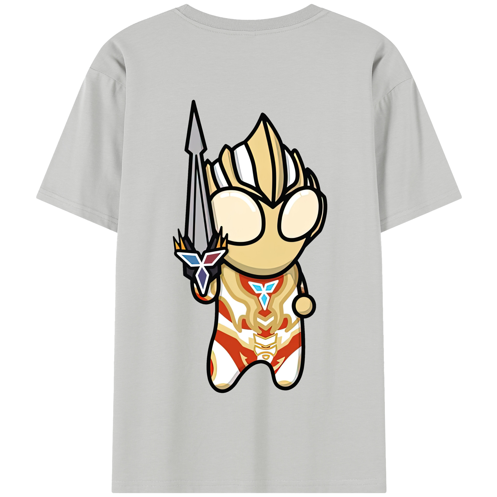 （画像用） ウルトラマン Ultraman 綿100％半袖Tシャツ（背面プリント）