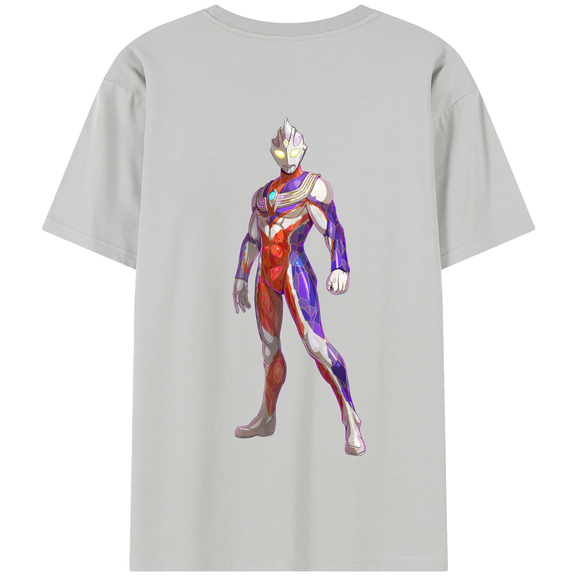 （画像用） ウルトラマン Ultraman 綿100％半袖Tシャツ（背面プリント）