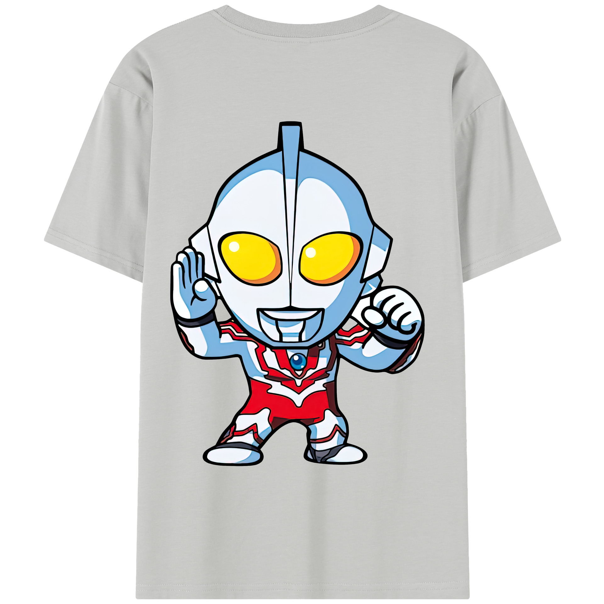 （画像用） ウルトラマン Ultraman 綿100％半袖Tシャツ（背面プリント）