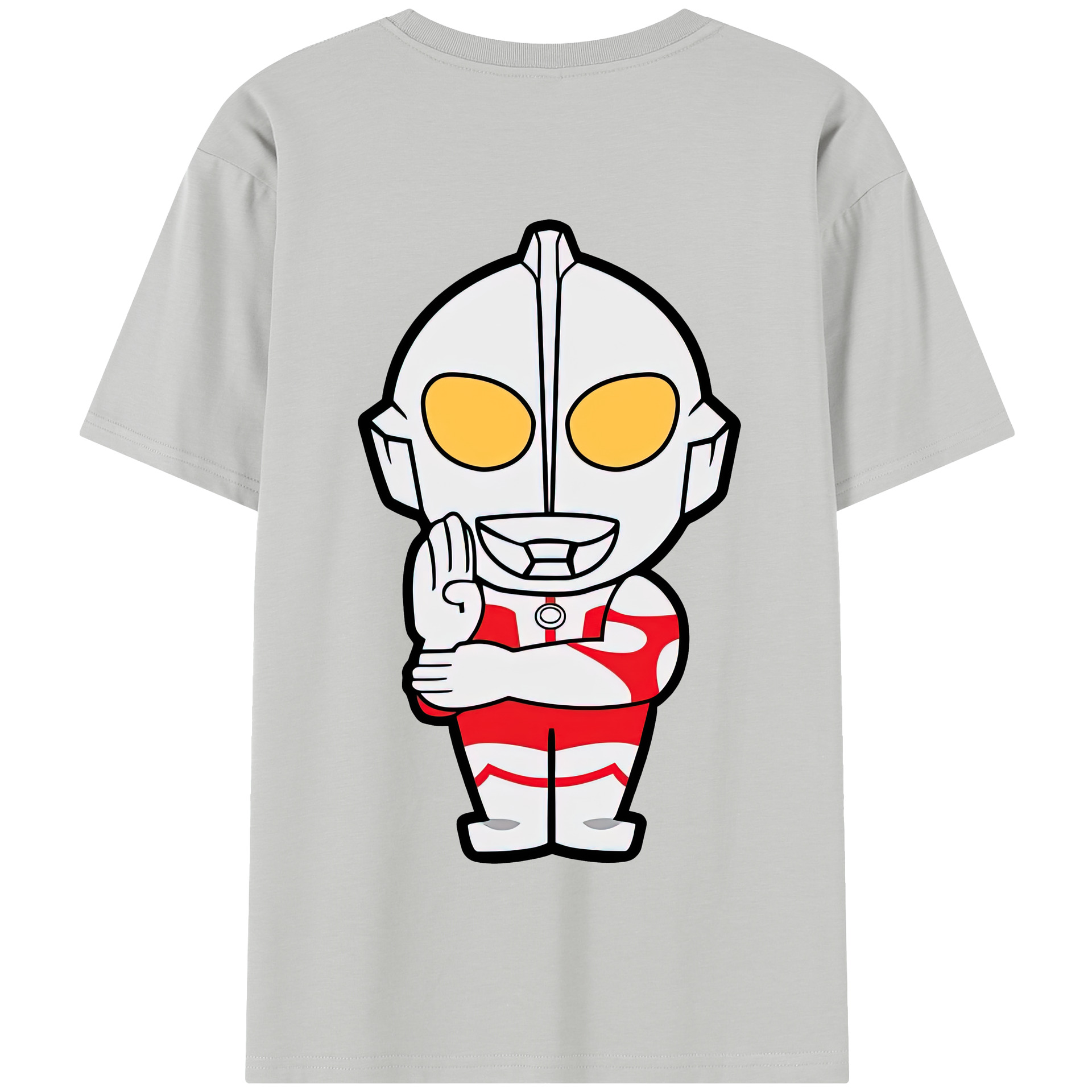 （画像用） ウルトラマン Ultraman 綿100％半袖Tシャツ（背面プリント）