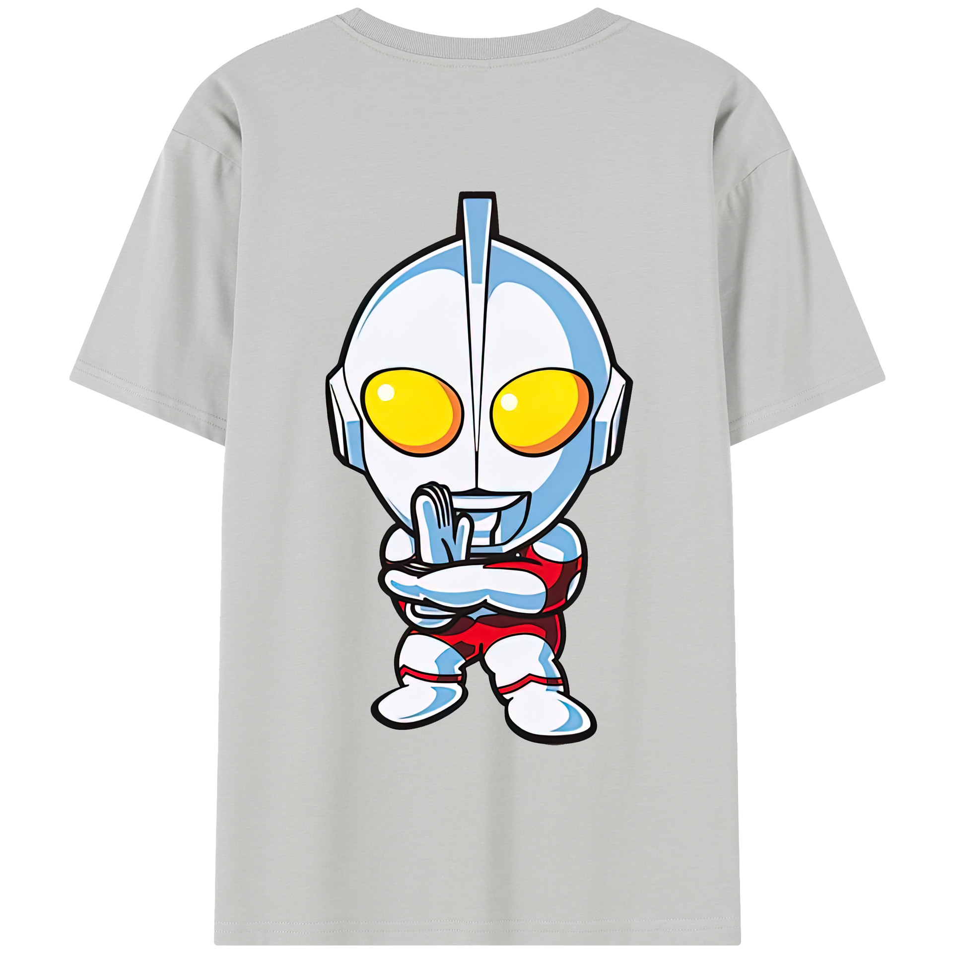 （画像用） ウルトラマン Ultraman 綿100％半袖Tシャツ（背面プリント）