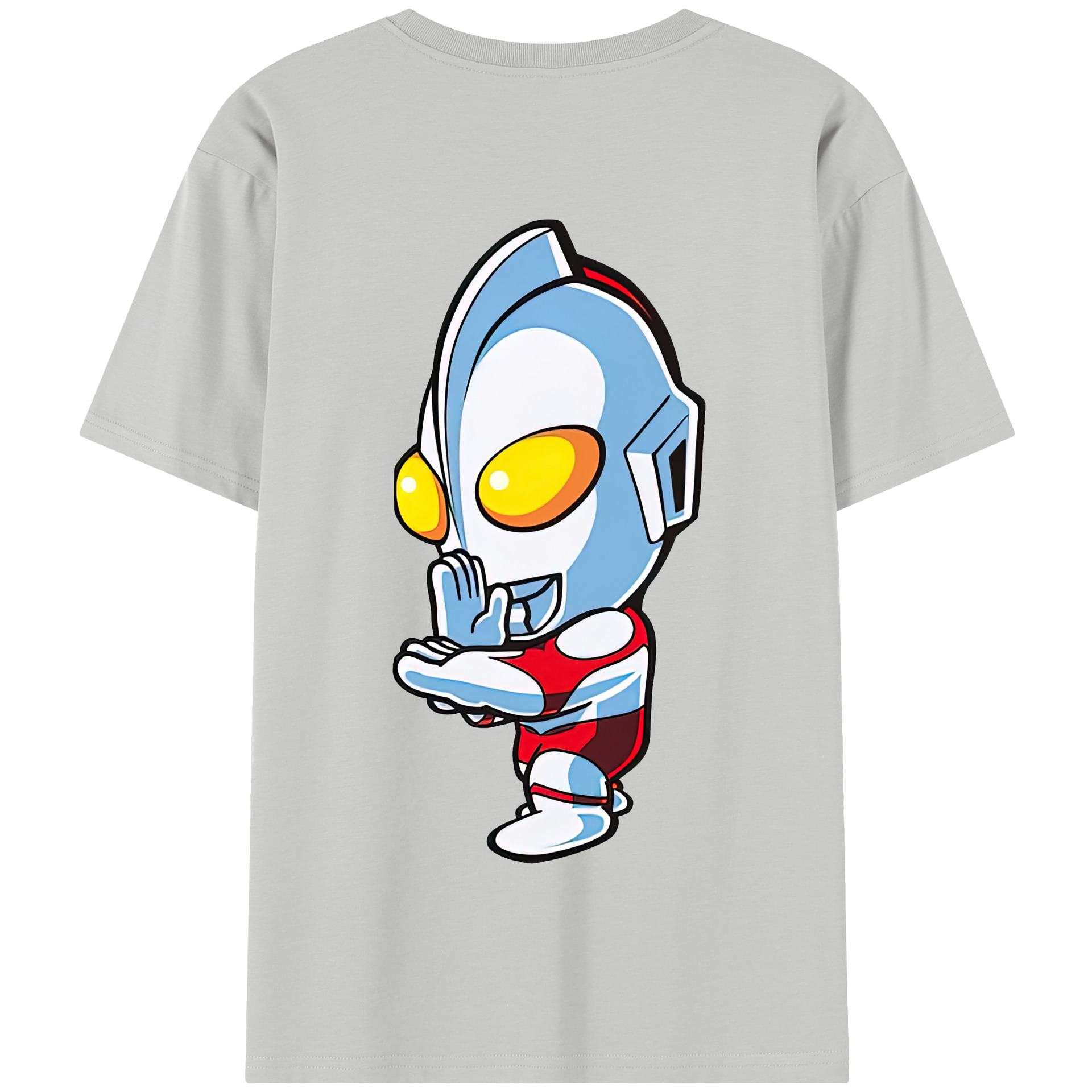 （画像用） ウルトラマン Ultraman 綿100％半袖Tシャツ（背面プリント）