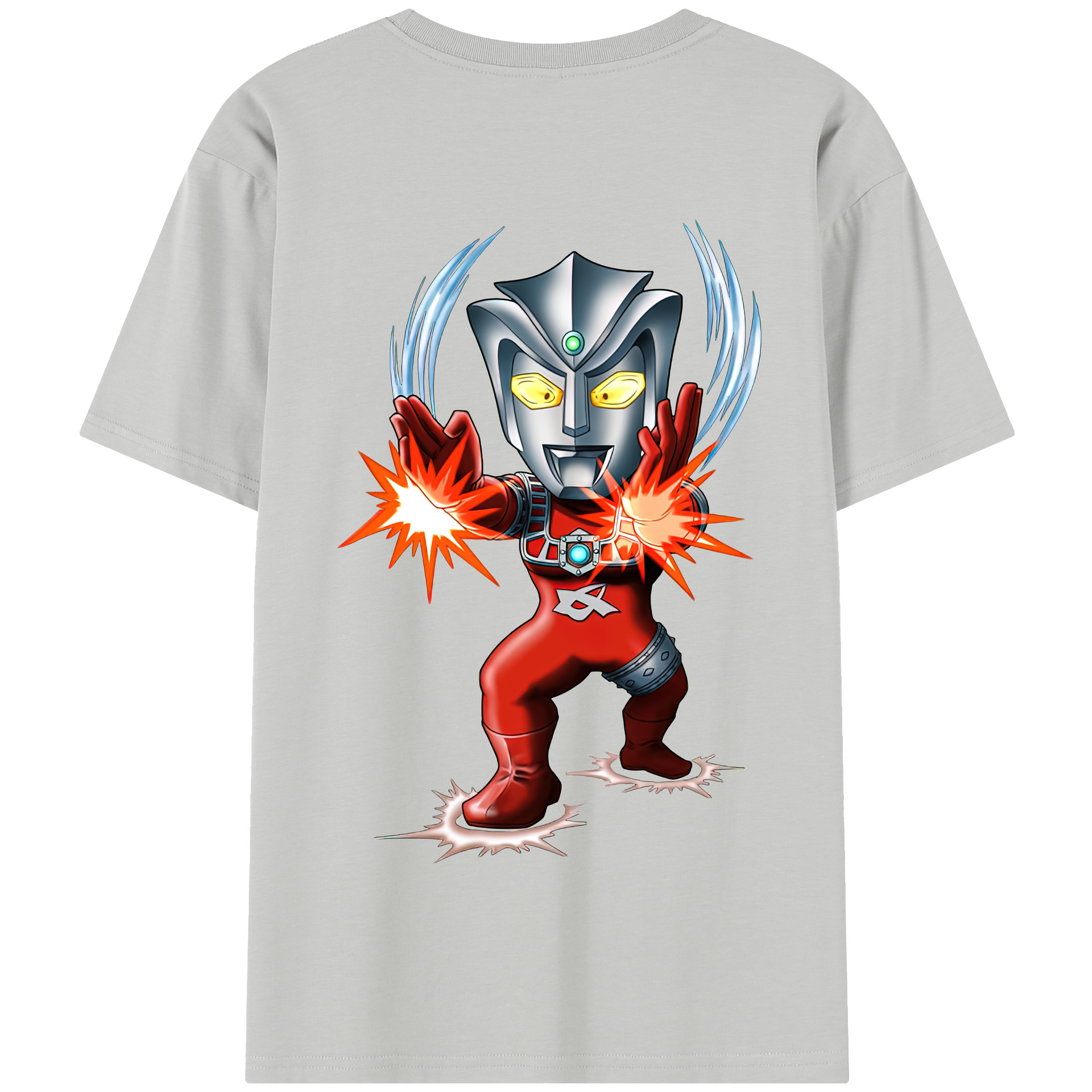 （画像用） ウルトラマン Ultraman 綿100％半袖Tシャツ（背面プリント）