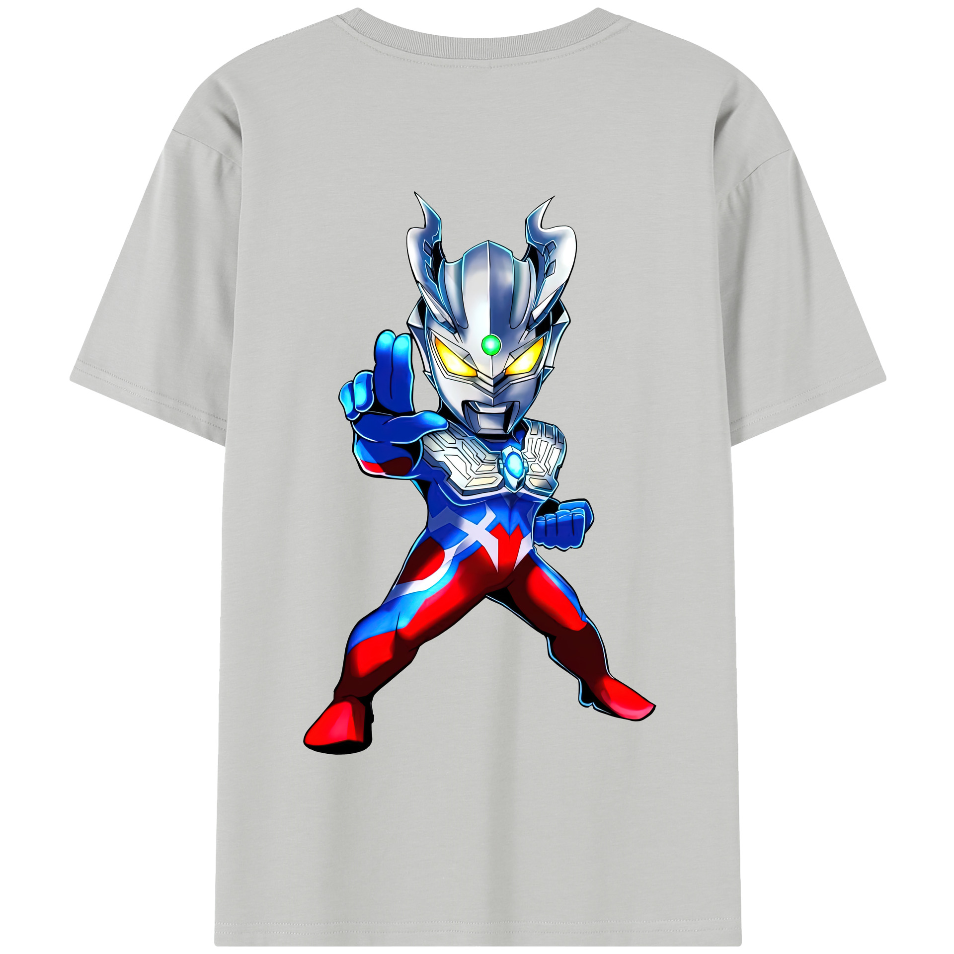 （画像用） ウルトラマン Ultraman 綿100％半袖Tシャツ（背面プリント）