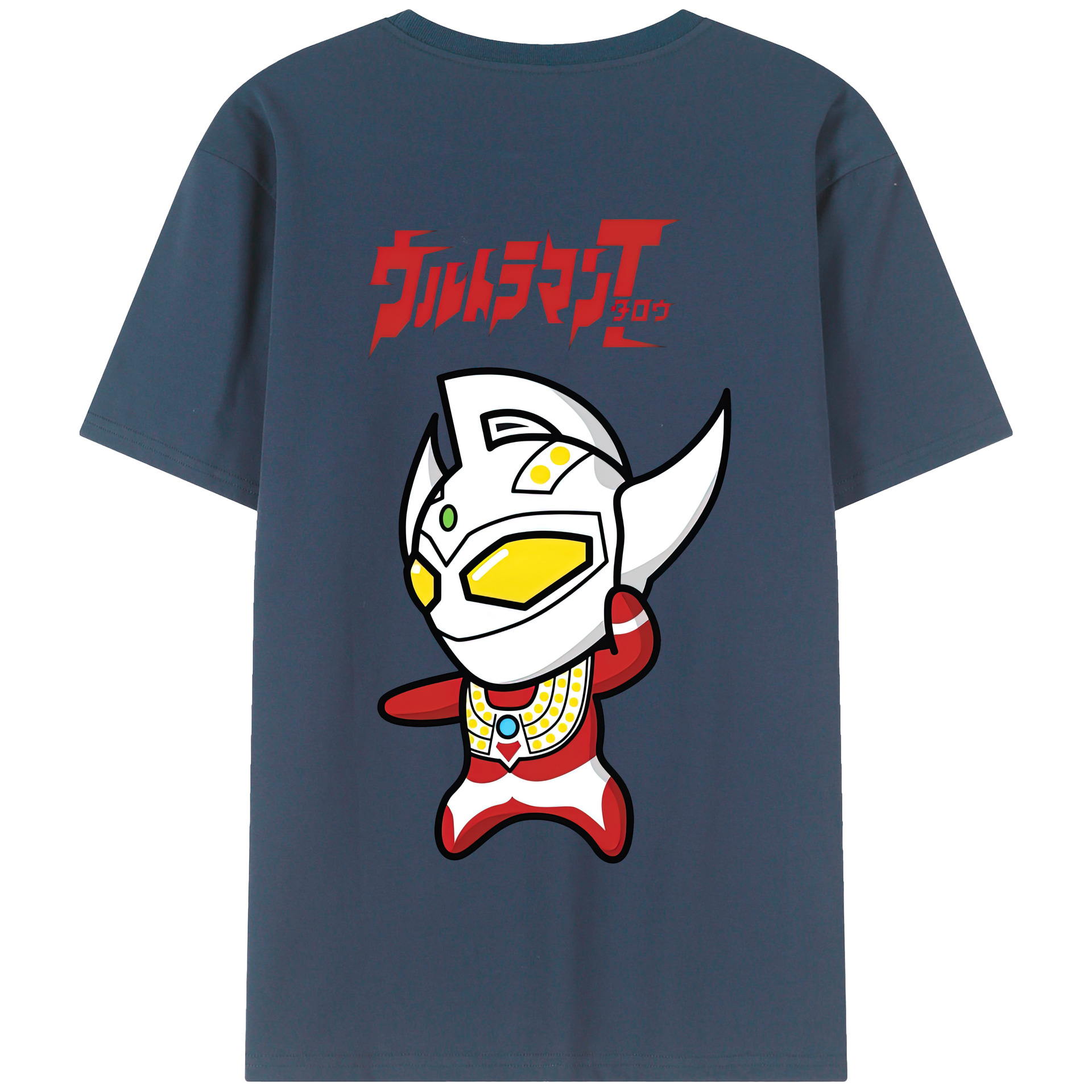 （画像用） ウルトラマン Ultraman 綿100％半袖Tシャツ（背面プリント）