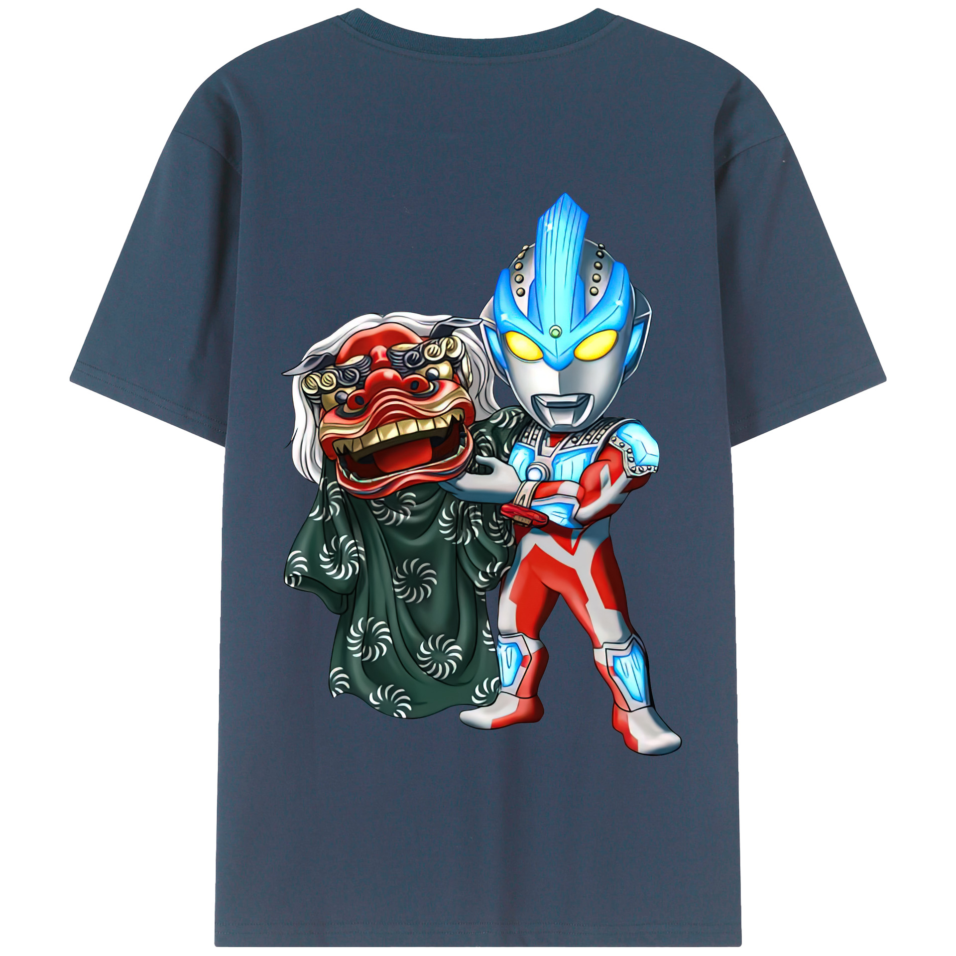 （画像用） ウルトラマン Ultraman 綿100％半袖Tシャツ（背面プリント）