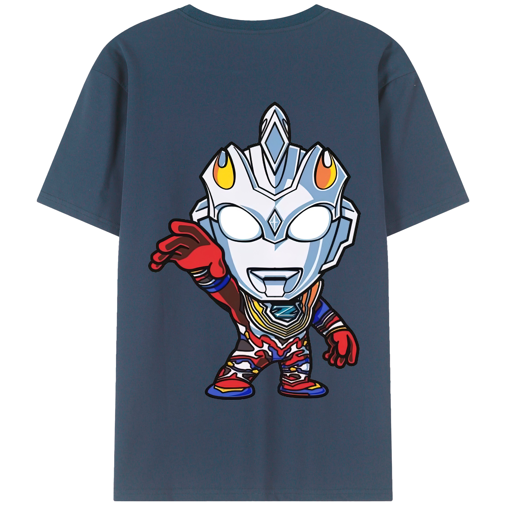 （画像用） ウルトラマン Ultraman 綿100％半袖Tシャツ（背面プリント）