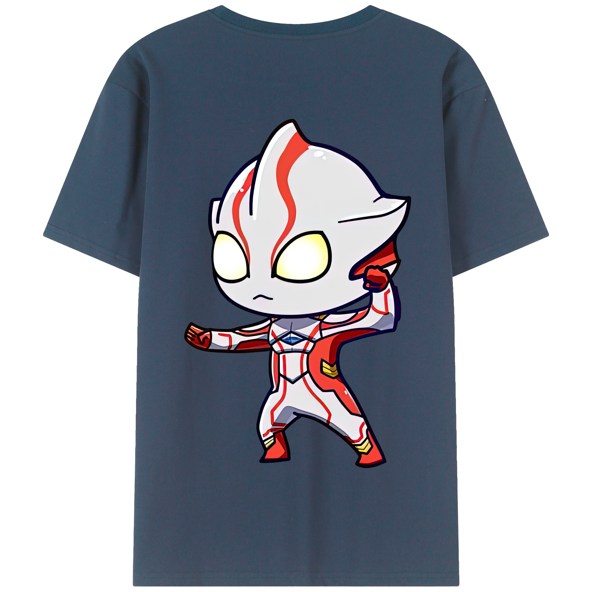 （画像用） ウルトラマン Ultraman 綿100％半袖Tシャツ（背面プリント）