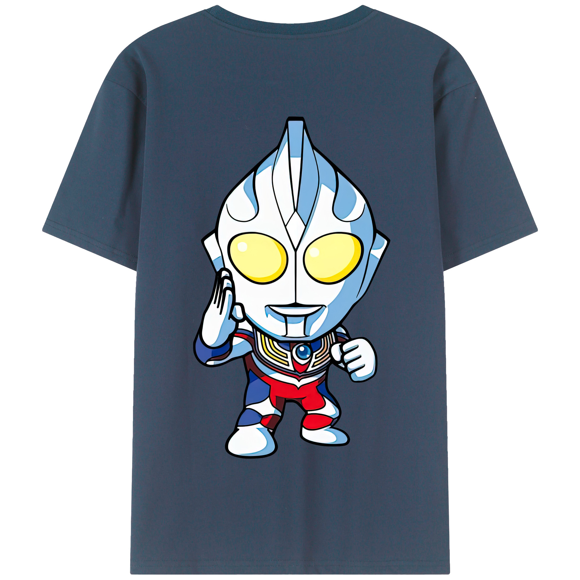 （画像用） ウルトラマン Ultraman 綿100％半袖Tシャツ（背面プリント）