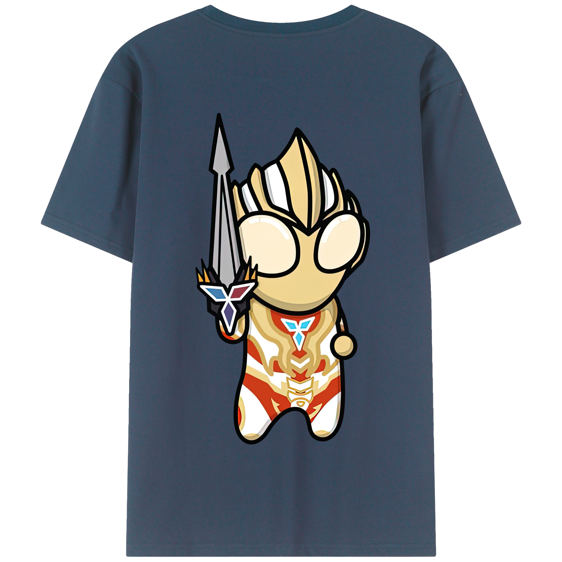 （画像用） ウルトラマン Ultraman 綿100％半袖Tシャツ（背面プリント）