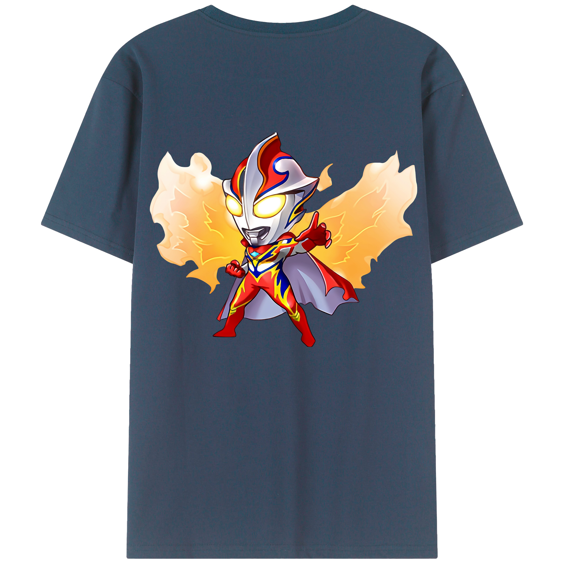 （画像用） ウルトラマン Ultraman 綿100％半袖Tシャツ（背面プリント）