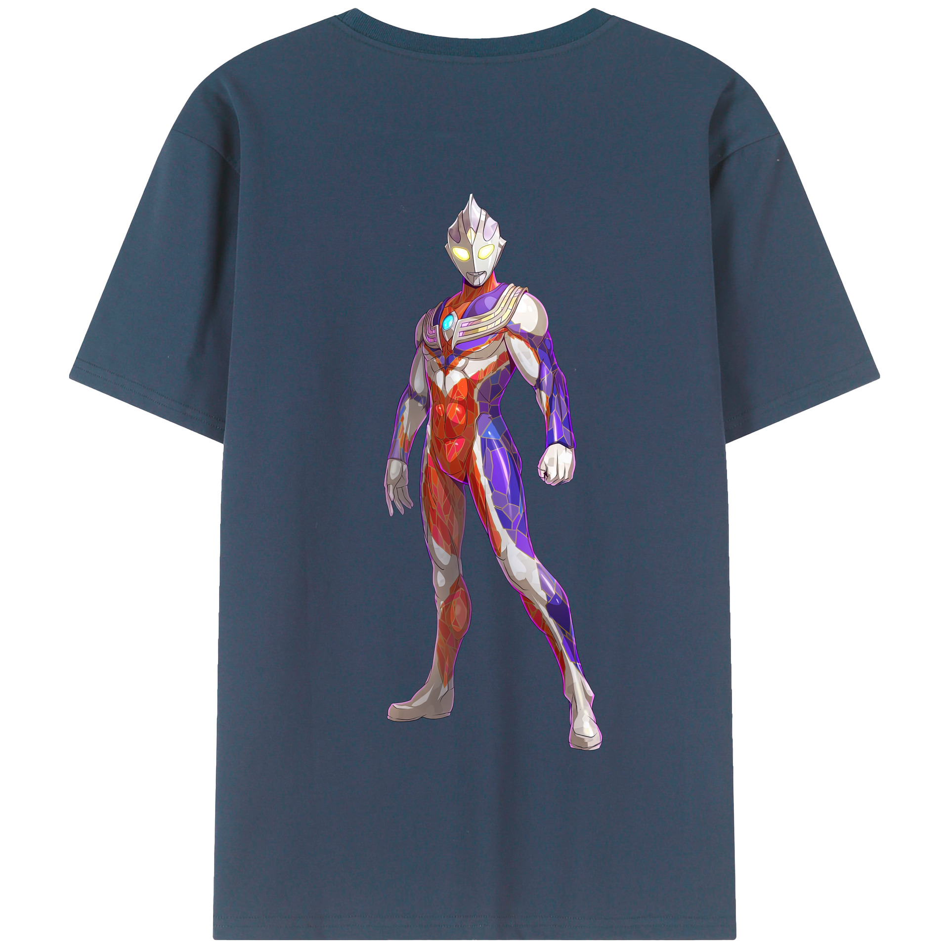 （画像用） ウルトラマン Ultraman 綿100％半袖Tシャツ（背面プリント）