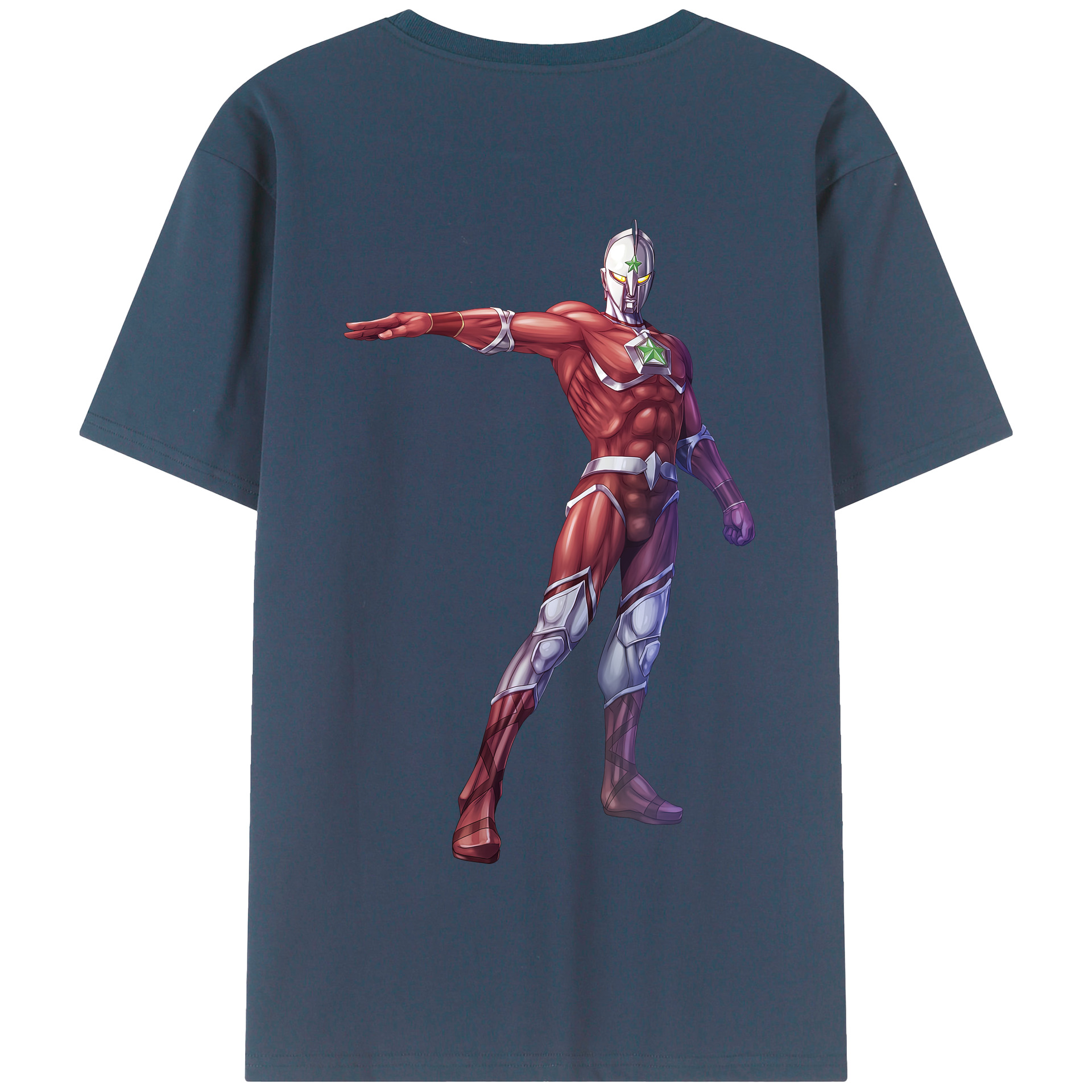 （画像用） ウルトラマン Ultraman 綿100％半袖Tシャツ（背面プリント）