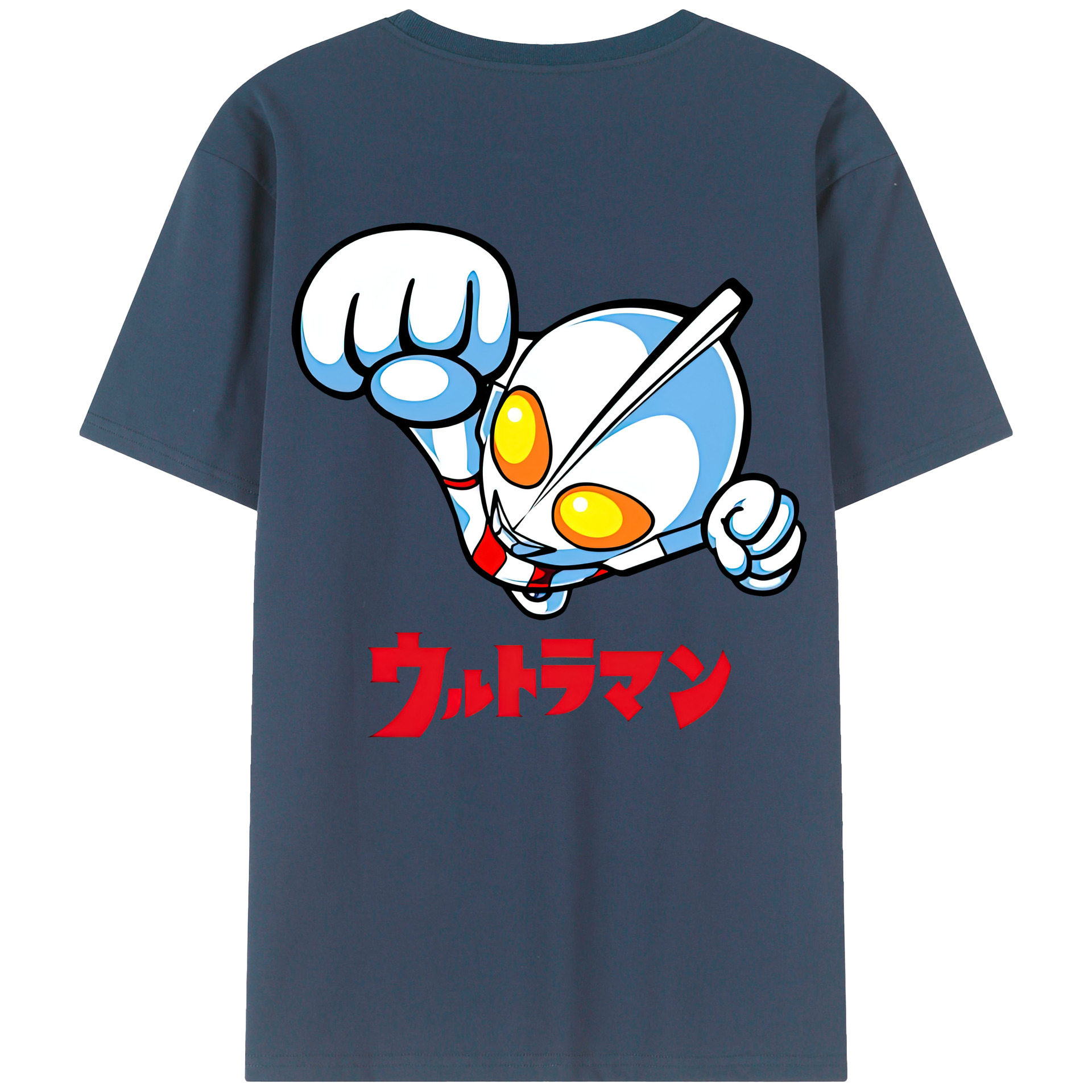 （画像用） ウルトラマン Ultraman 綿100％半袖Tシャツ（背面プリント）