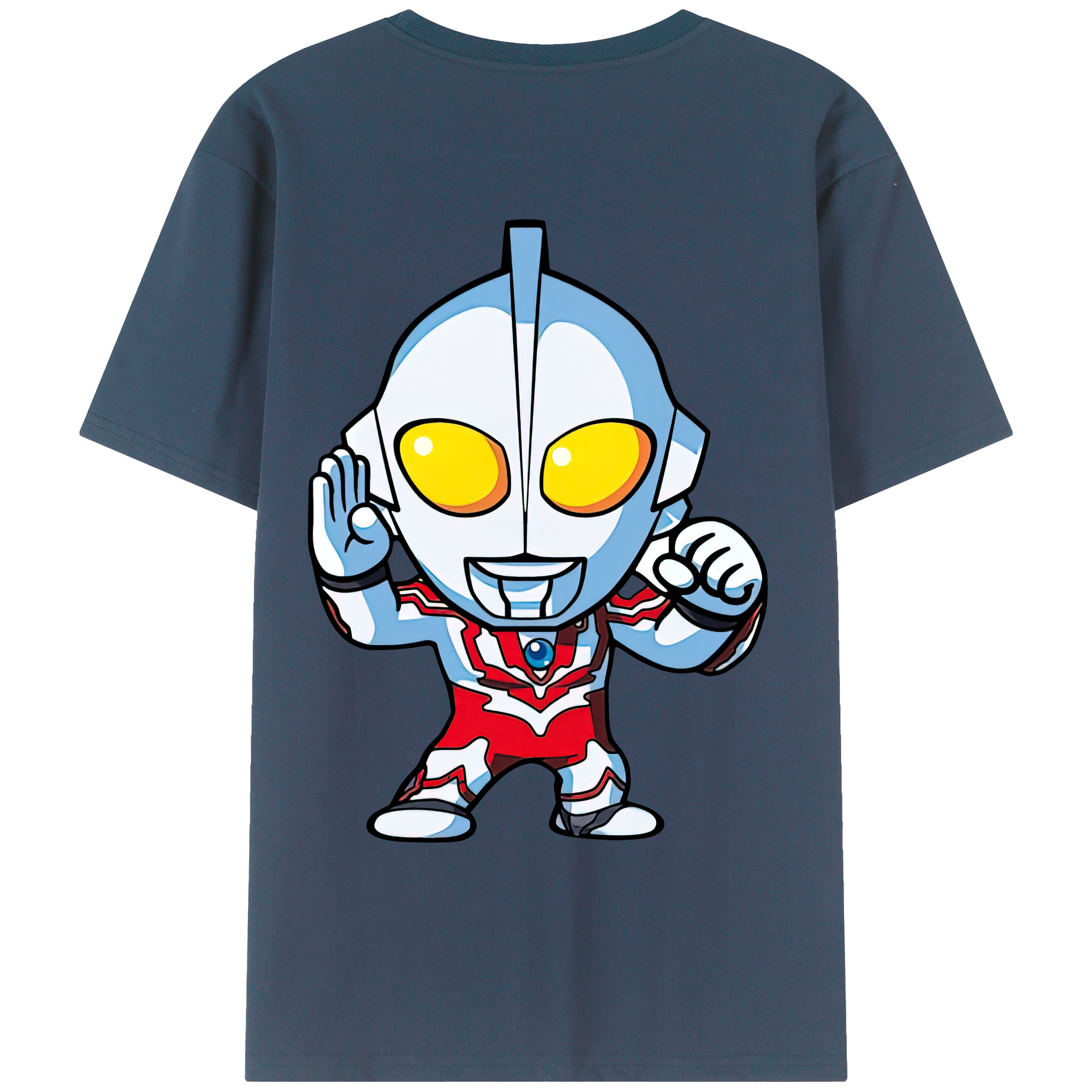（画像用） ウルトラマン Ultraman 綿100％半袖Tシャツ（背面プリント）