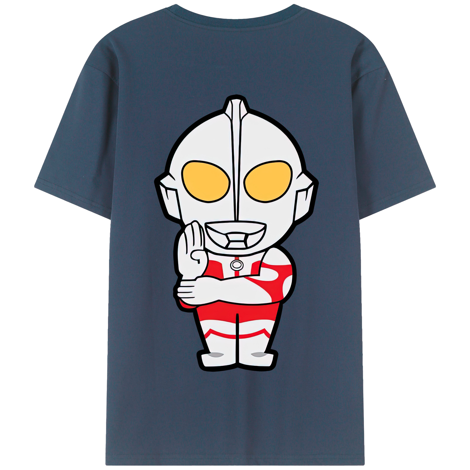 （画像用） ウルトラマン Ultraman 綿100％半袖Tシャツ（背面プリント）