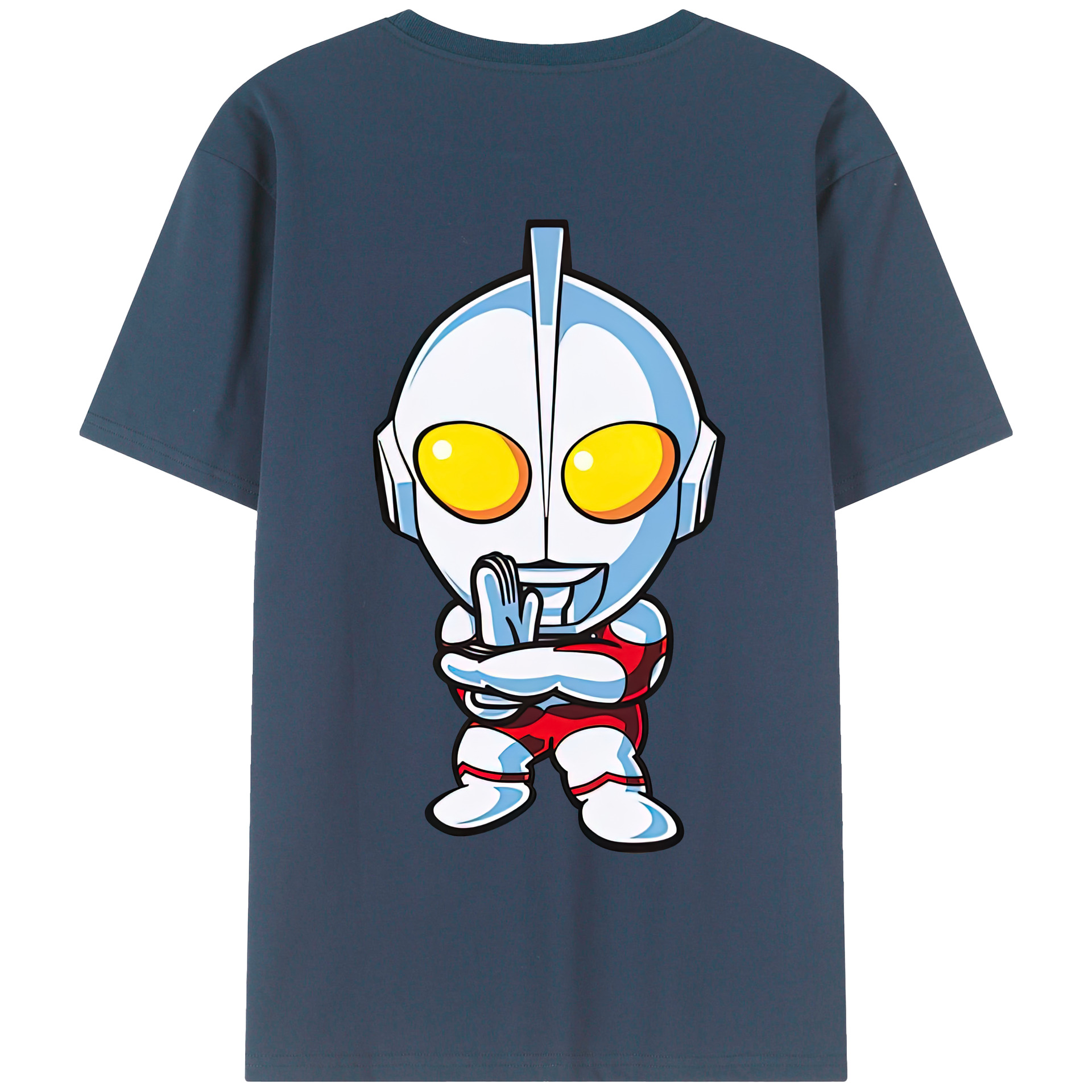 （画像用） ウルトラマン Ultraman 綿100％半袖Tシャツ（背面プリント）