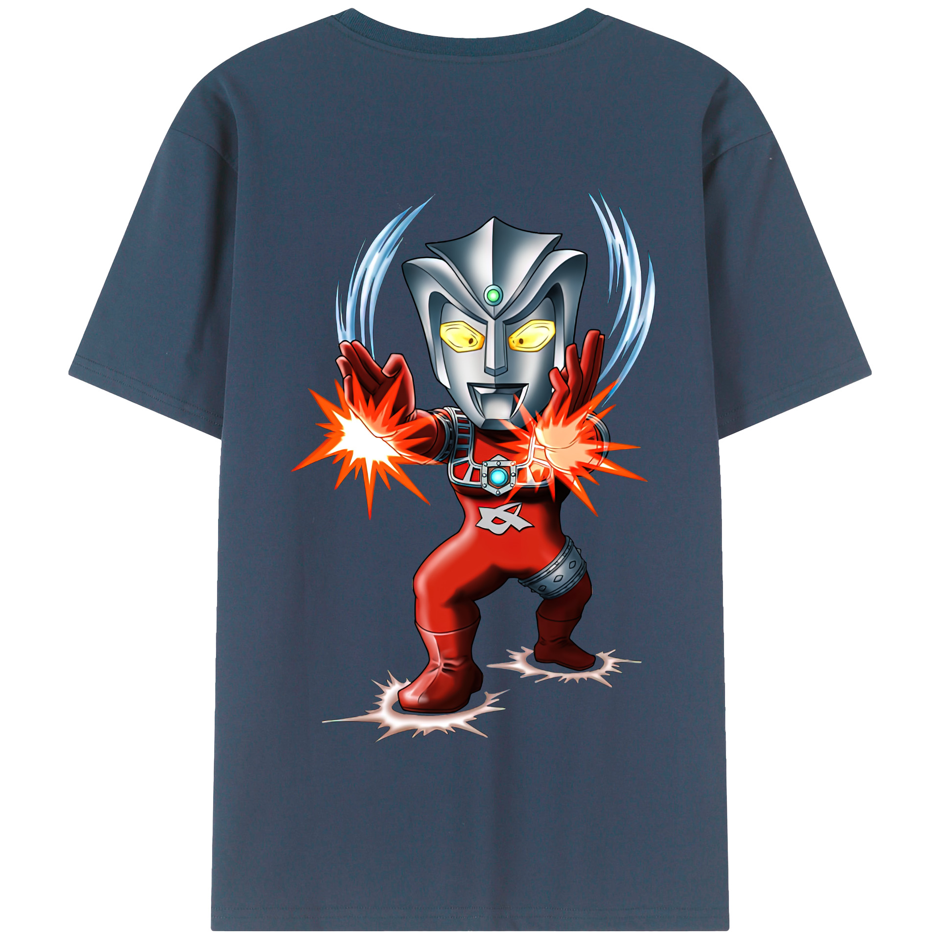 （画像用） ウルトラマン Ultraman 綿100％半袖Tシャツ（背面プリント）