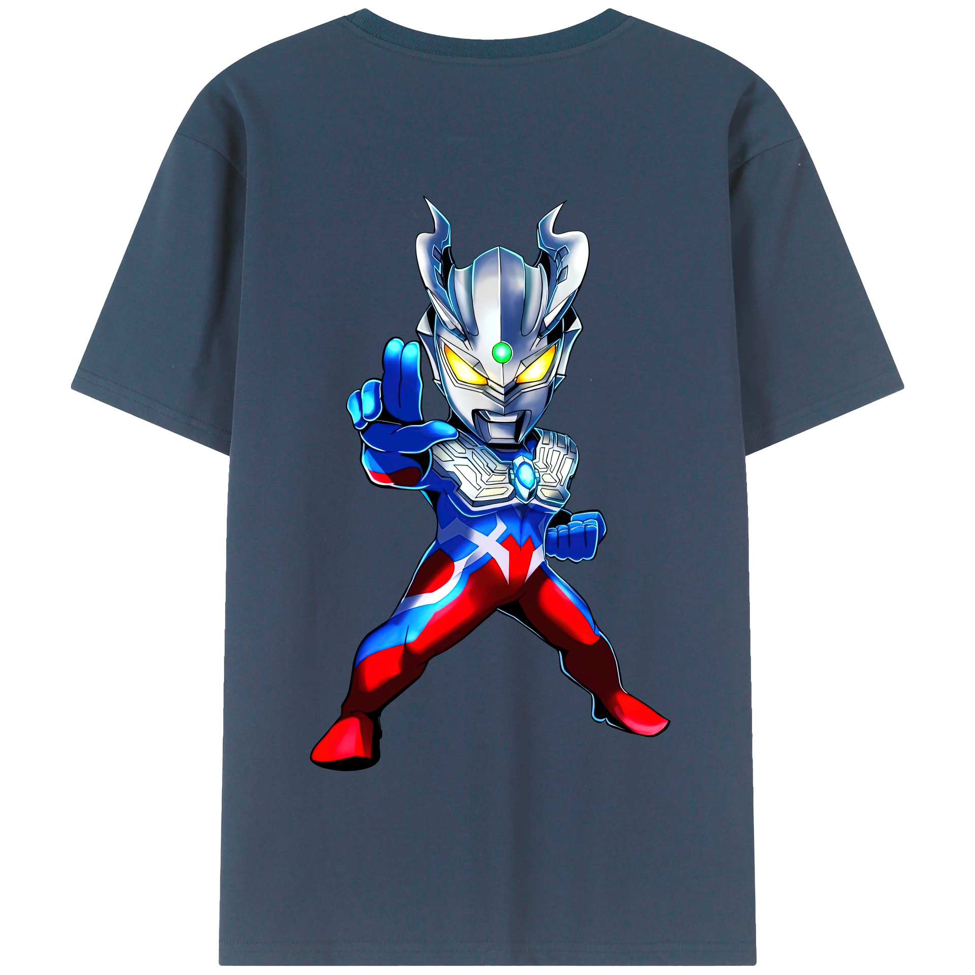 （画像用） ウルトラマン Ultraman 綿100％半袖Tシャツ（背面プリント）