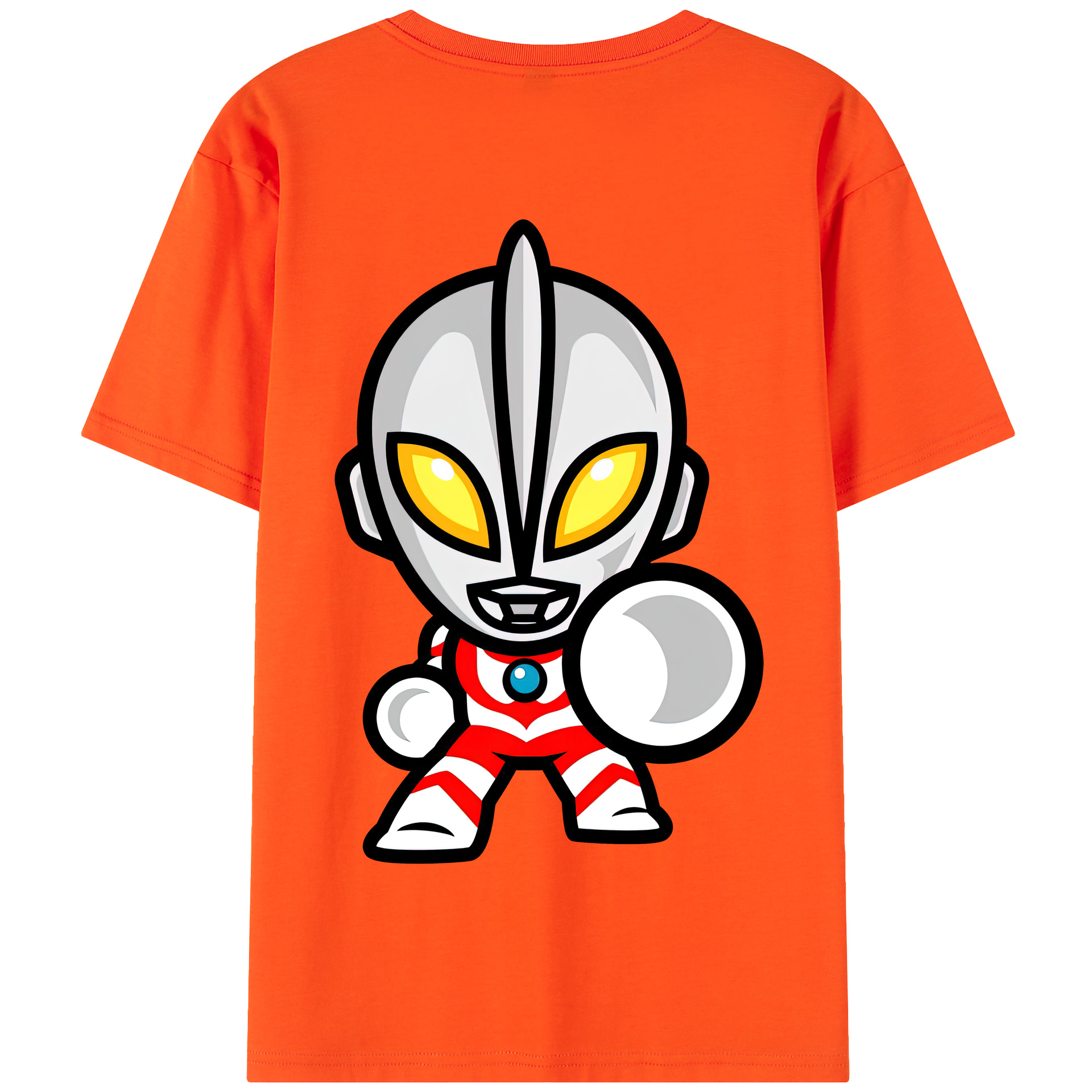 （画像用） ウルトラマン Ultraman 綿100％半袖Tシャツ（背面プリント）