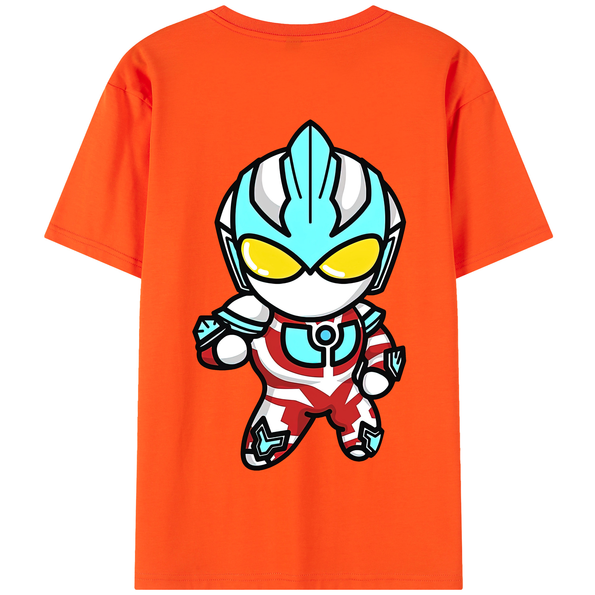 （画像用） ウルトラマン Ultraman 綿100％半袖Tシャツ（背面プリント）