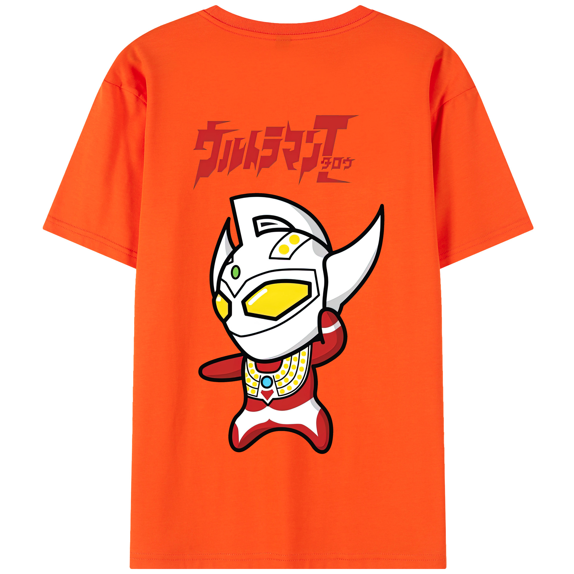 （画像用） ウルトラマン Ultraman 綿100％半袖Tシャツ（背面プリント）