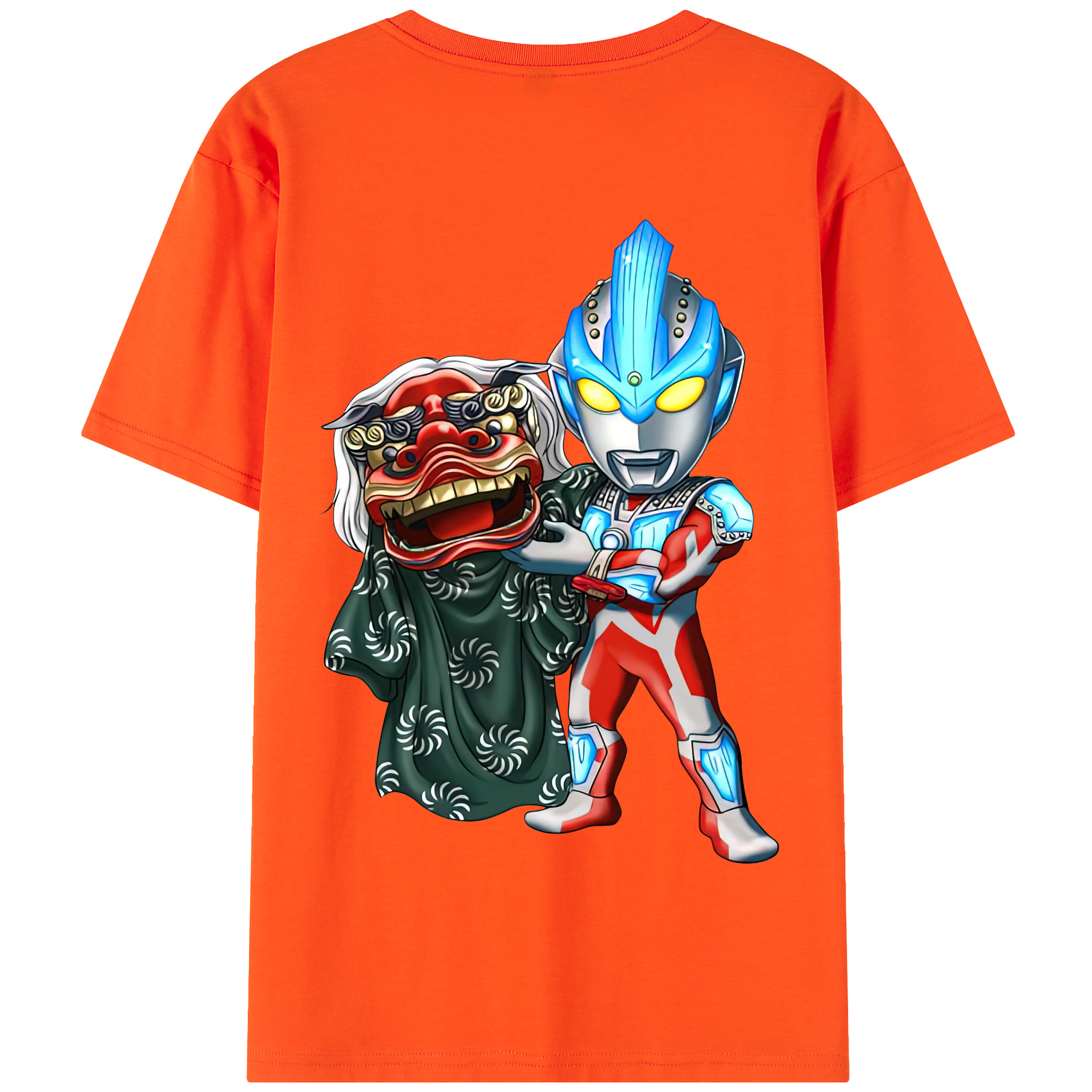 （画像用） ウルトラマン Ultraman 綿100％半袖Tシャツ（背面プリント）