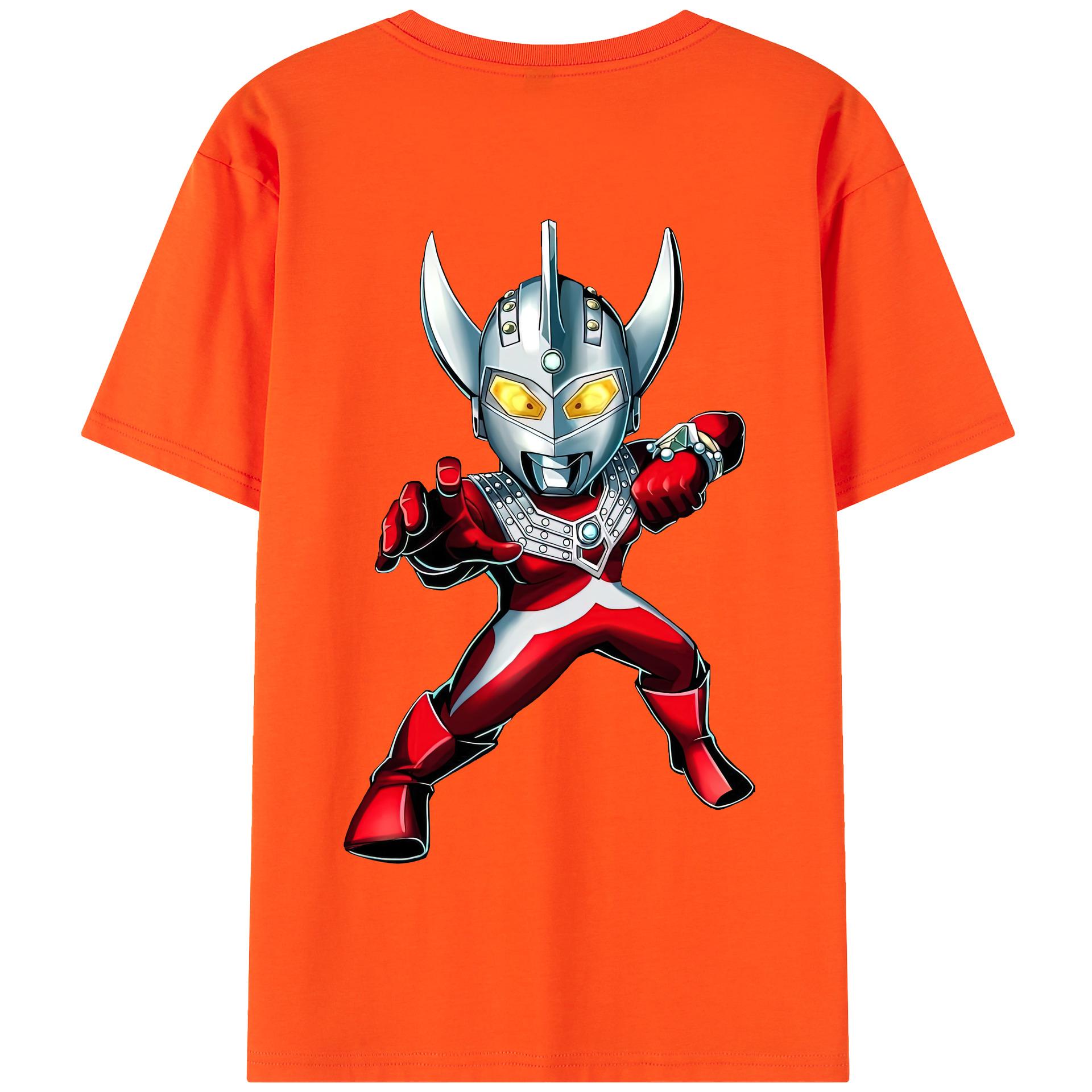 （画像用） ウルトラマン Ultraman 綿100％半袖Tシャツ（背面プリント）