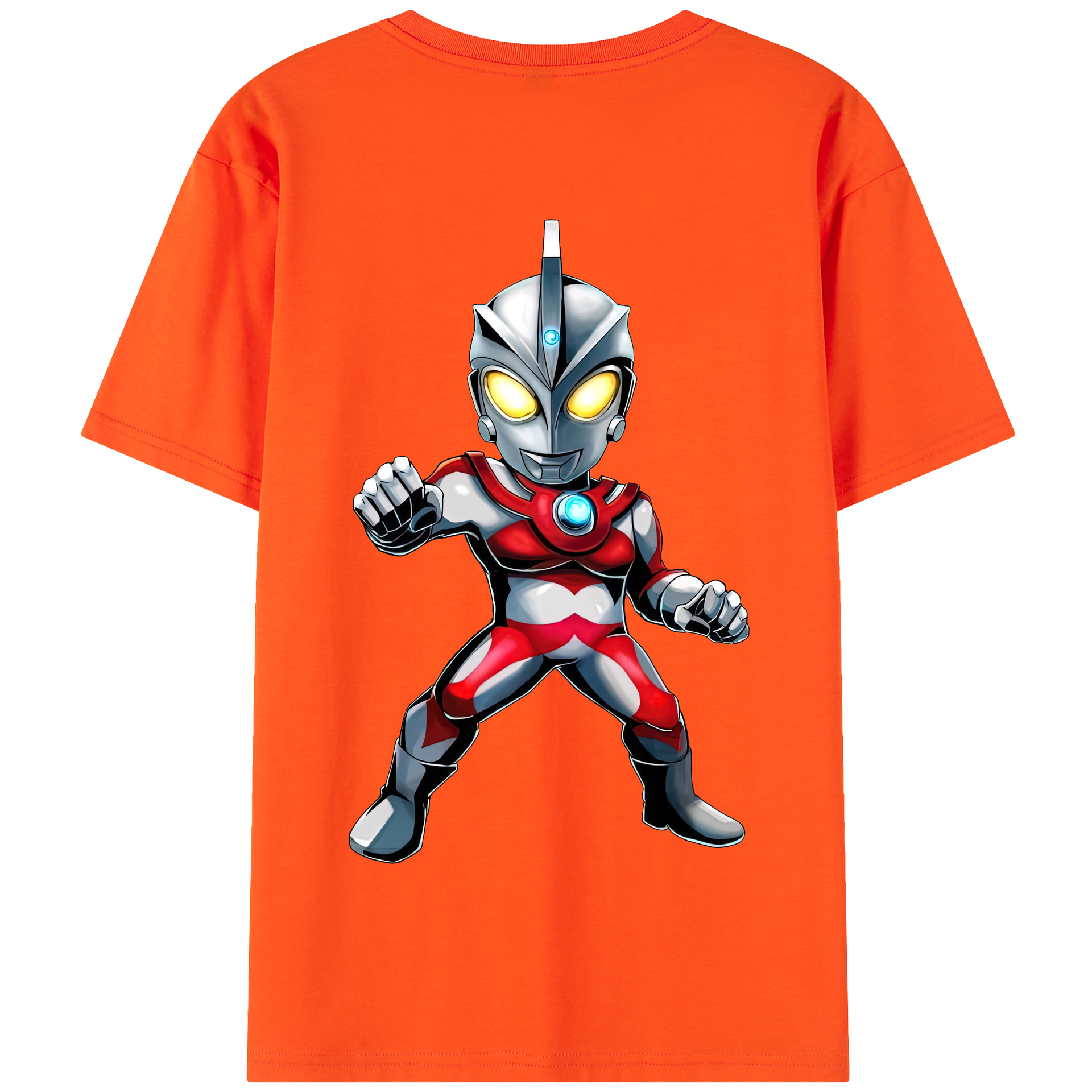 （画像用） ウルトラマン Ultraman 綿100％半袖Tシャツ（背面プリント）