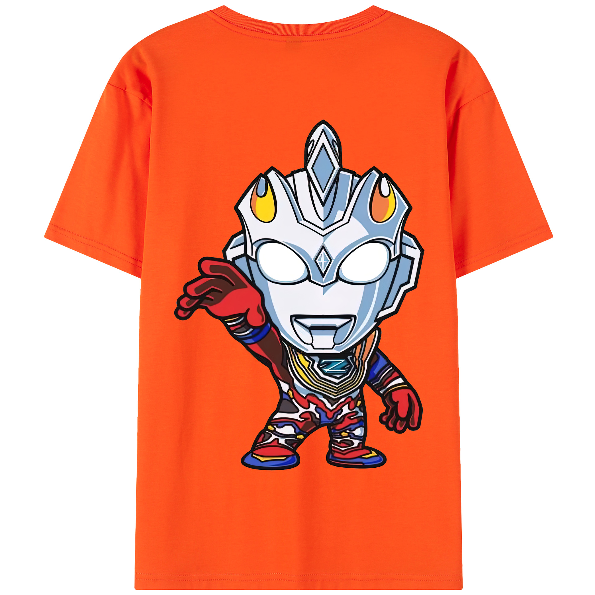 （画像用） ウルトラマン Ultraman 綿100％半袖Tシャツ（背面プリント）