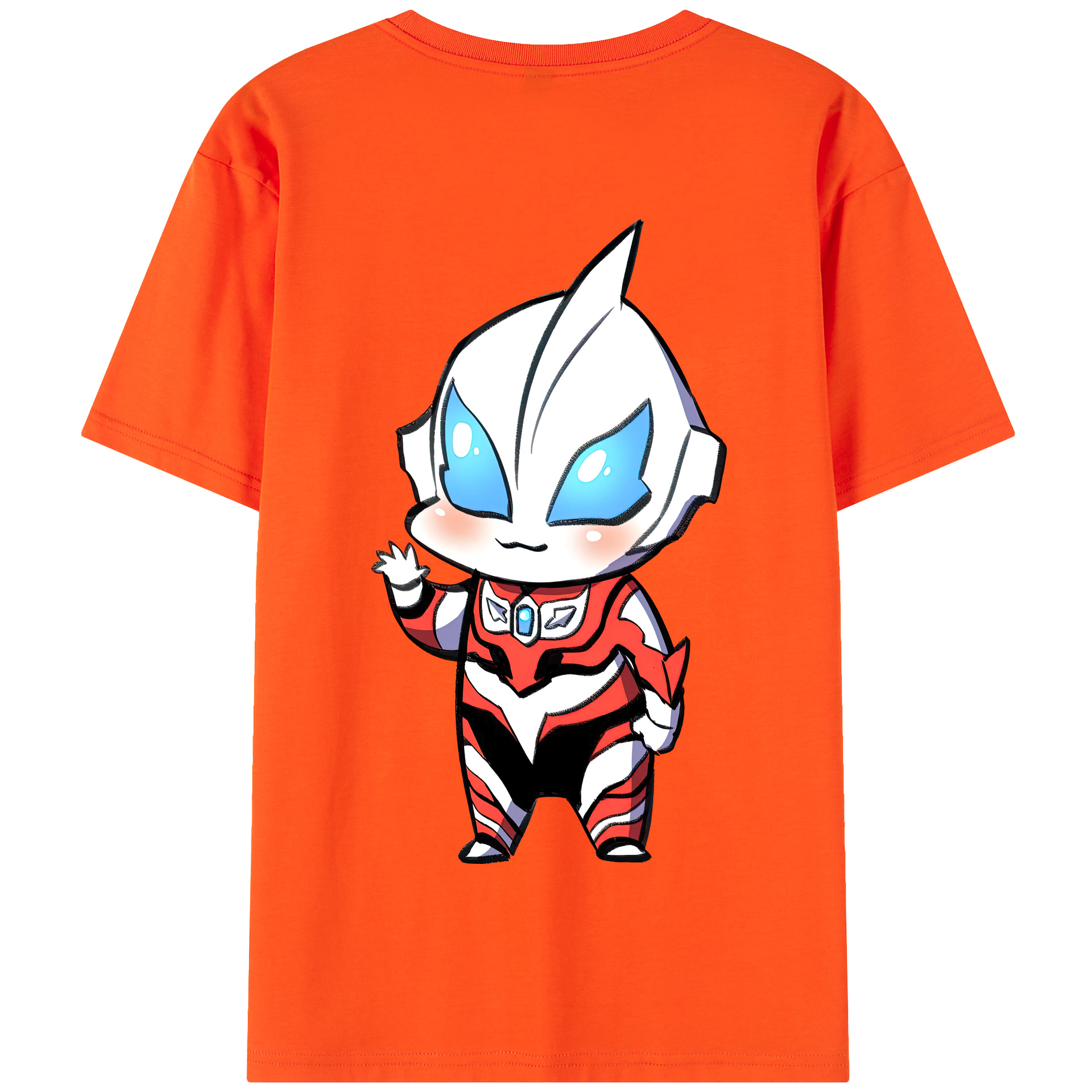 （画像用） ウルトラマン Ultraman 綿100％半袖Tシャツ（背面プリント）