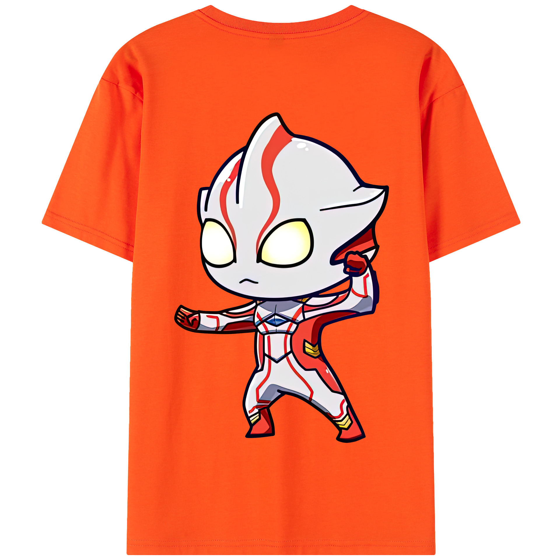 （画像用） ウルトラマン Ultraman 綿100％半袖Tシャツ（背面プリント）