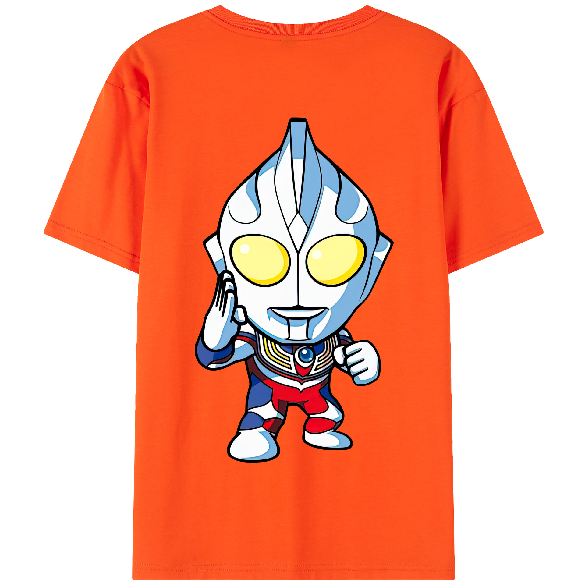 （画像用） ウルトラマン Ultraman 綿100％半袖Tシャツ（背面プリント）