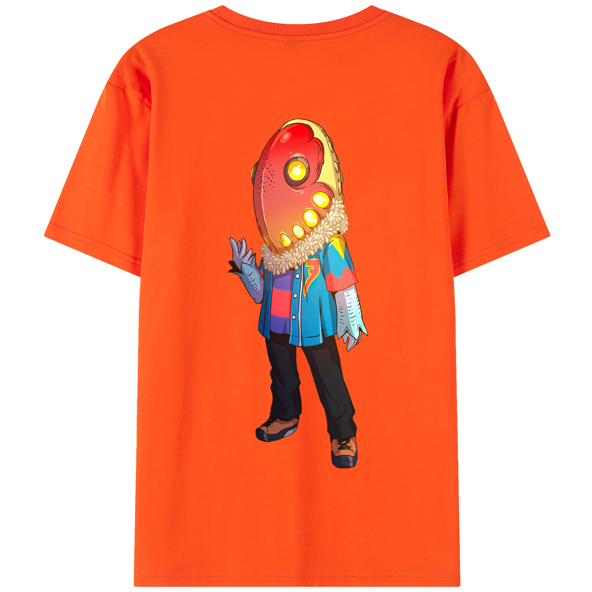 （画像用） ウルトラマン Ultraman 綿100％半袖Tシャツ（背面プリント）