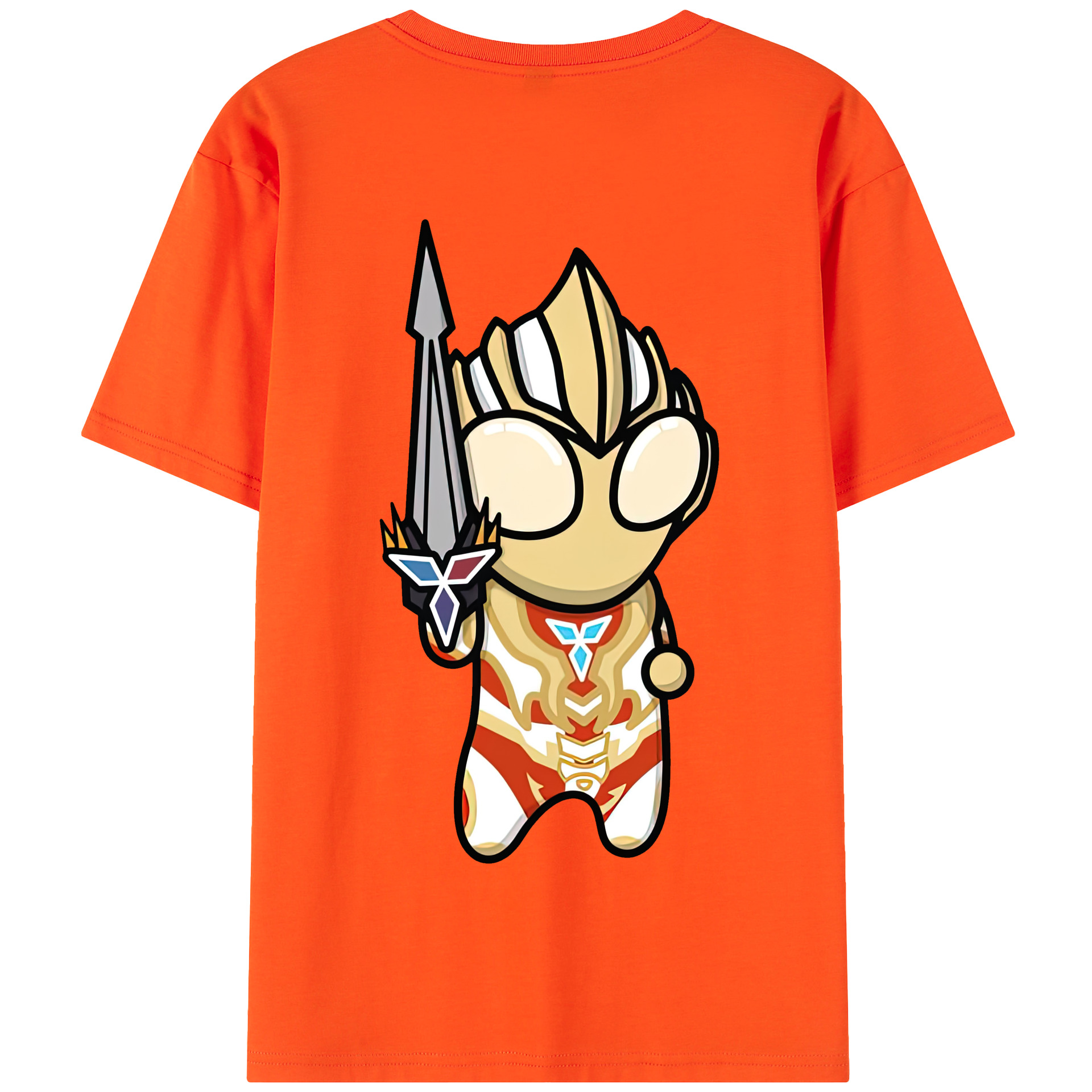 （画像用） ウルトラマン Ultraman 綿100％半袖Tシャツ（背面プリント）