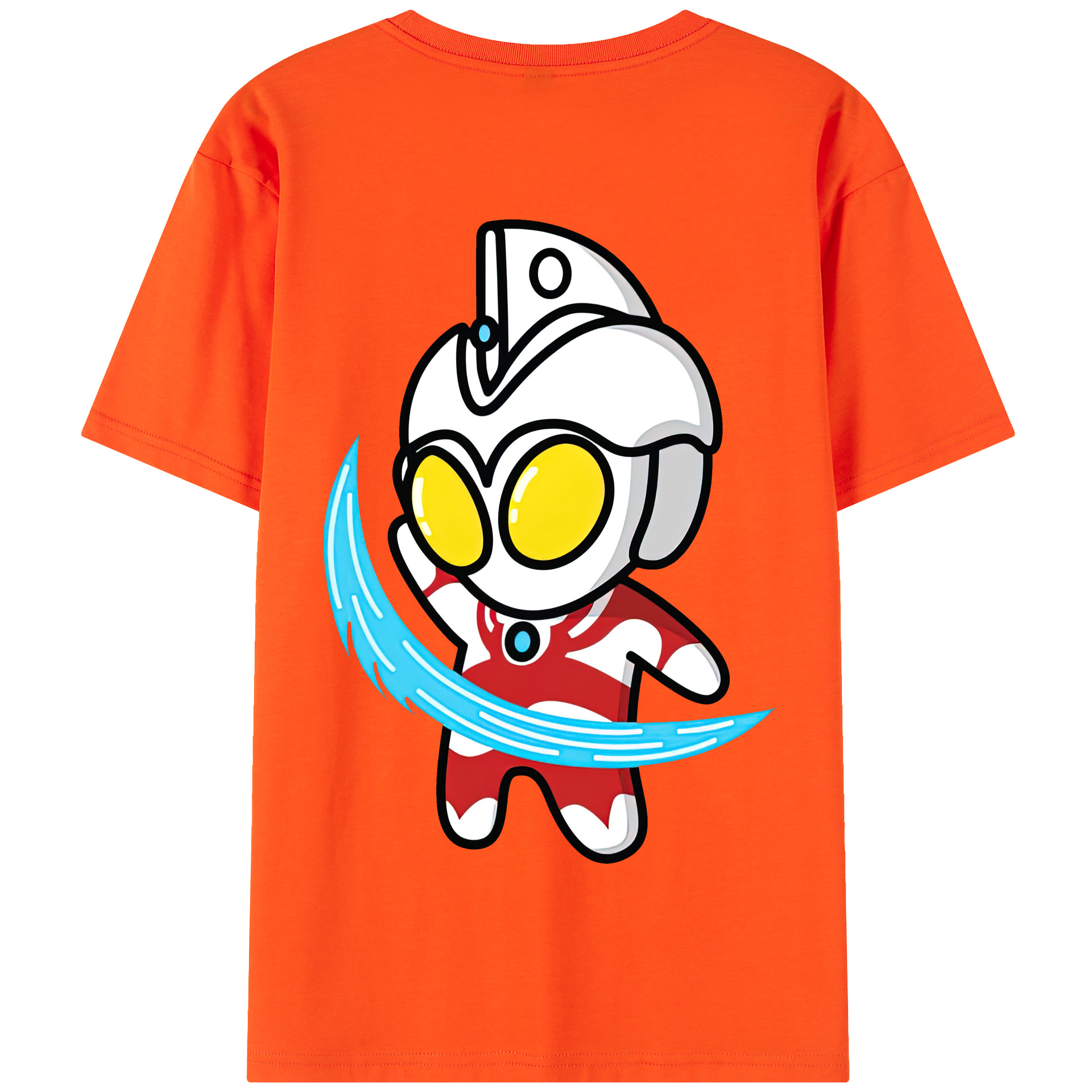 （画像用） ウルトラマン Ultraman 綿100％半袖Tシャツ（背面プリント）