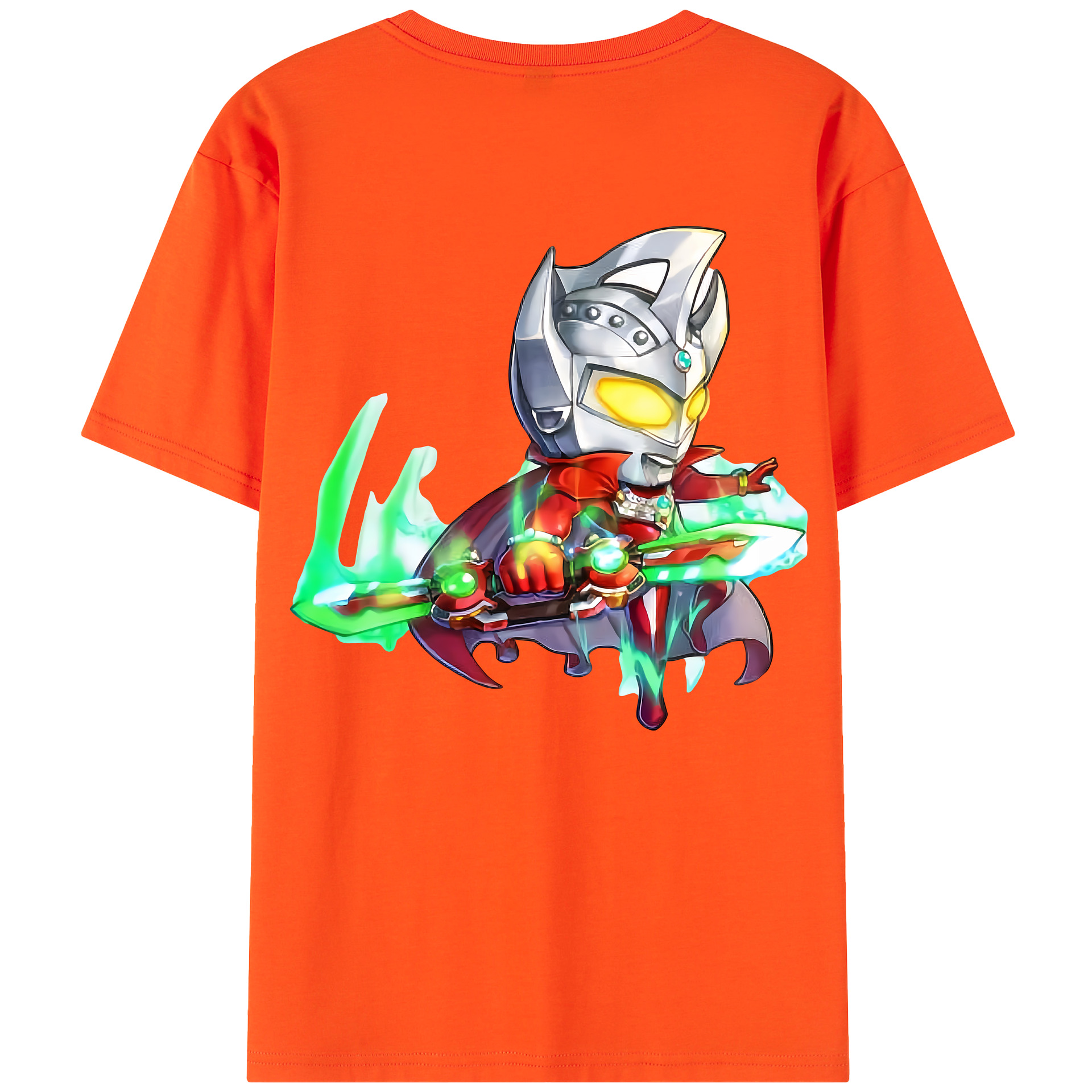 （画像用） ウルトラマン Ultraman 綿100％半袖Tシャツ（背面プリント）