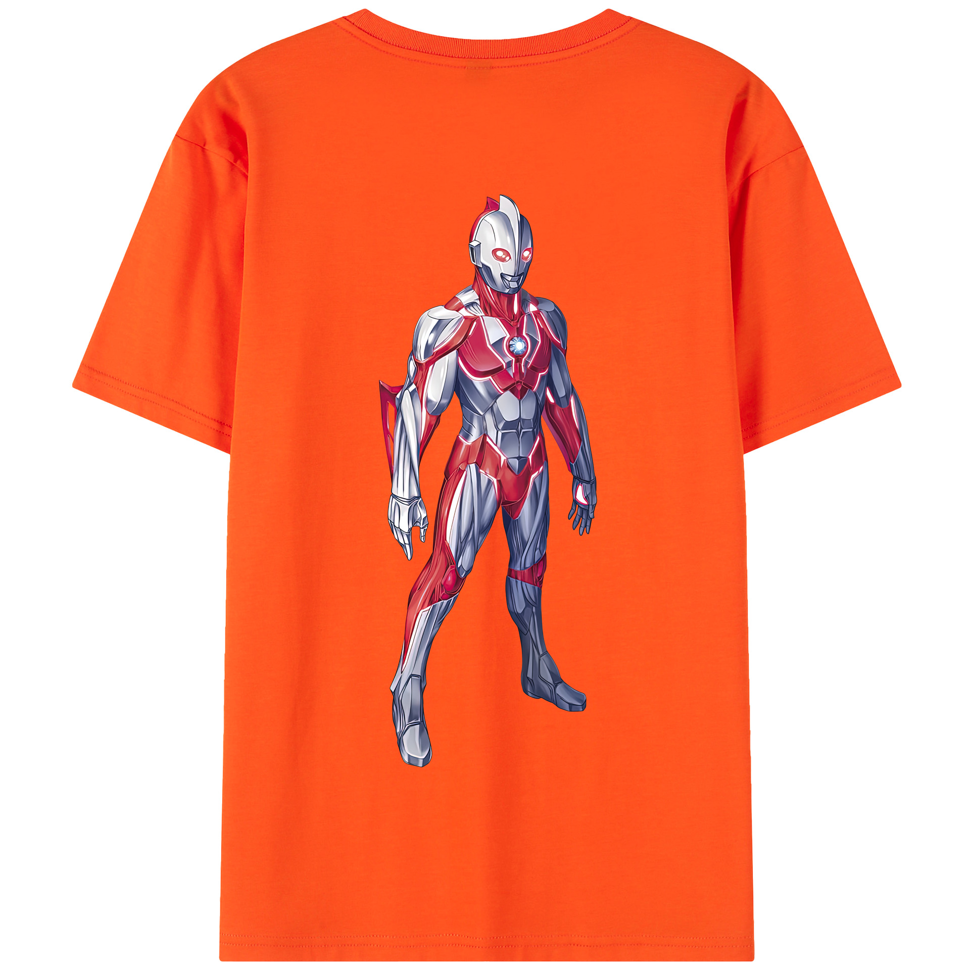 （画像用） ウルトラマン Ultraman 綿100％半袖Tシャツ（背面プリント）