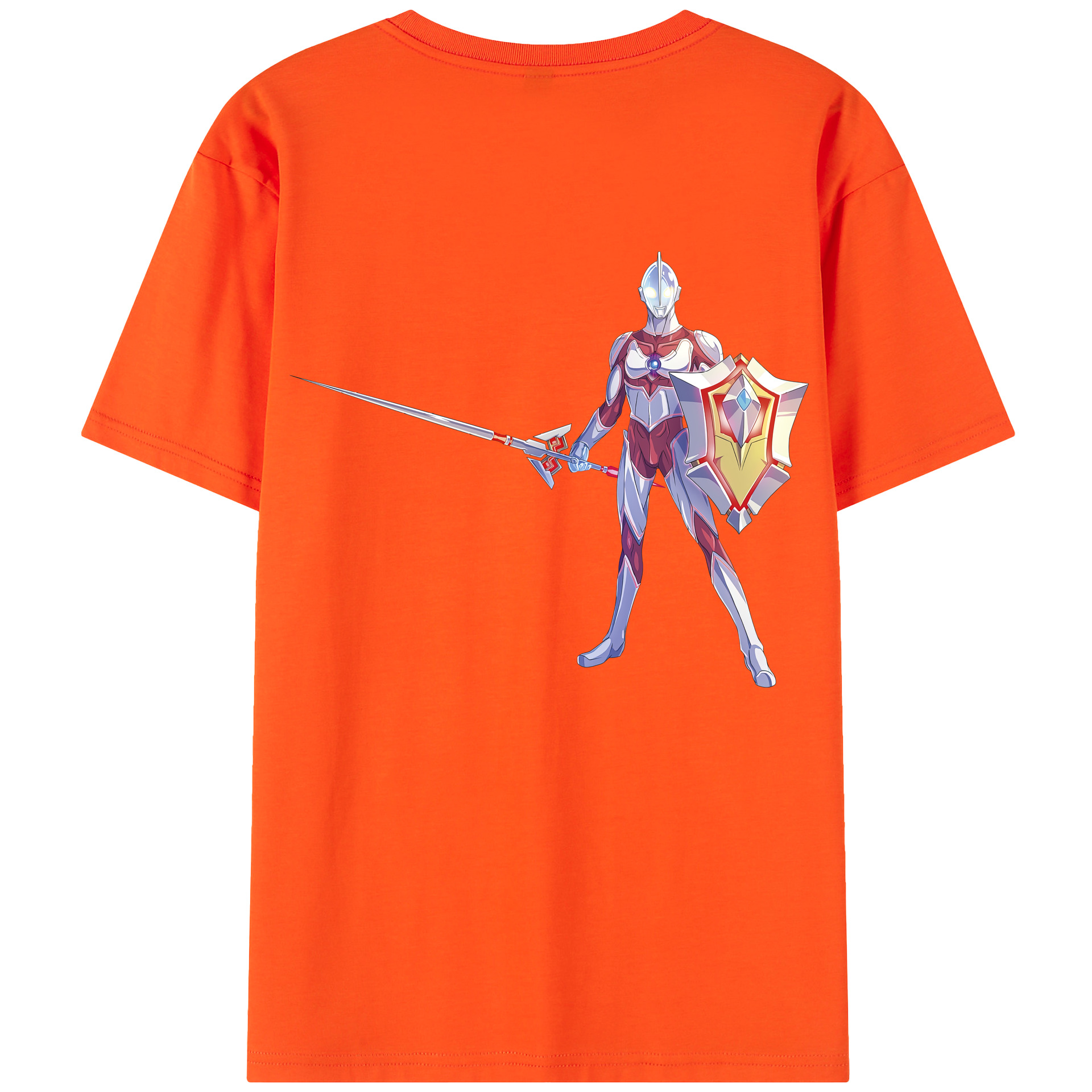 （画像用） ウルトラマン Ultraman 綿100％半袖Tシャツ（背面プリント）