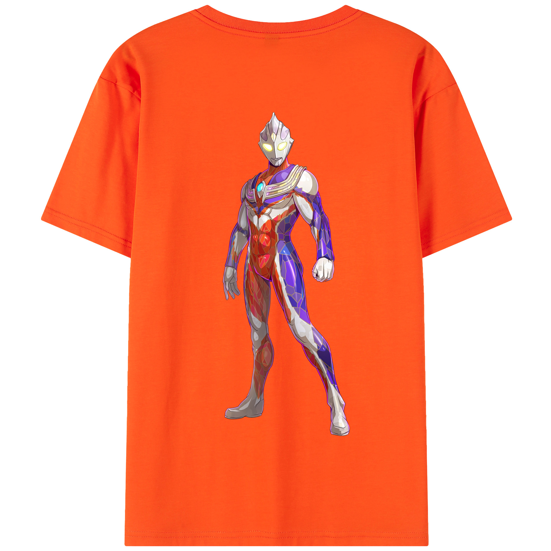 （画像用） ウルトラマン Ultraman 綿100％半袖Tシャツ（背面プリント）